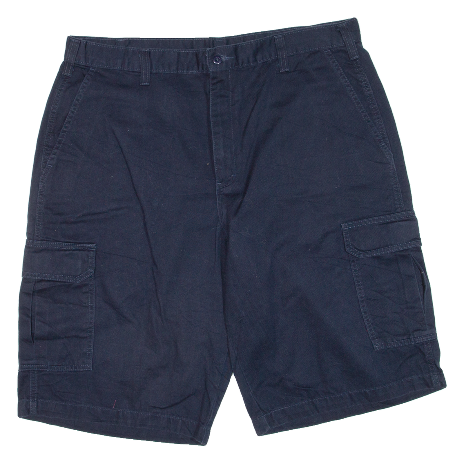 DICKIES Mens Cargo Shorts Blue Relaxed L W36 Refurbished - N/A refurbished available on Cerqular