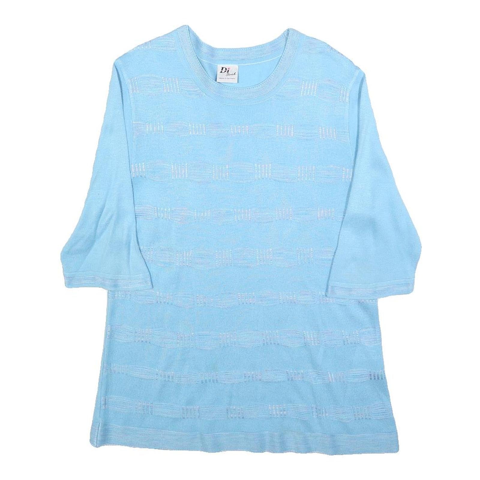 Buy DI STRICK Womens Blue Patterned Cotton Blend Jumper Crew Neck Regular UK 12 Refurbished - $23.39 DI STRICK Womens Blue Patterned Cotton Blend Jumper Crew Neck Regular UK 12 Refurbished - N/A refurbished available on Cerqular