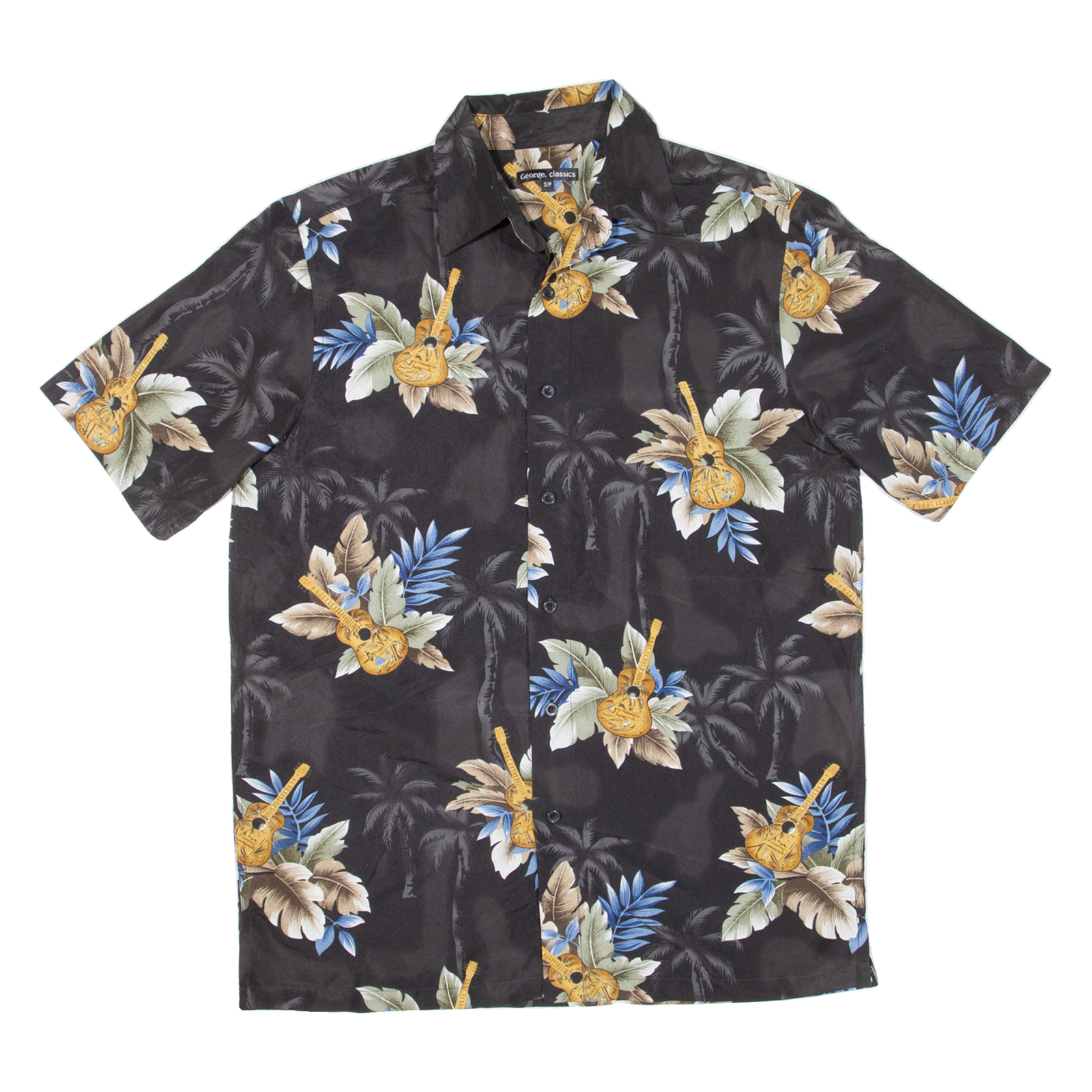 Buy GEORGE CLASSICS Mens Hawaiian Shirt Black Floral S Refurbished - $18.19 GEORGE CLASSICS Mens Hawaiian Shirt Black Floral S Refurbished - N/A refurbished available on Cerqular
