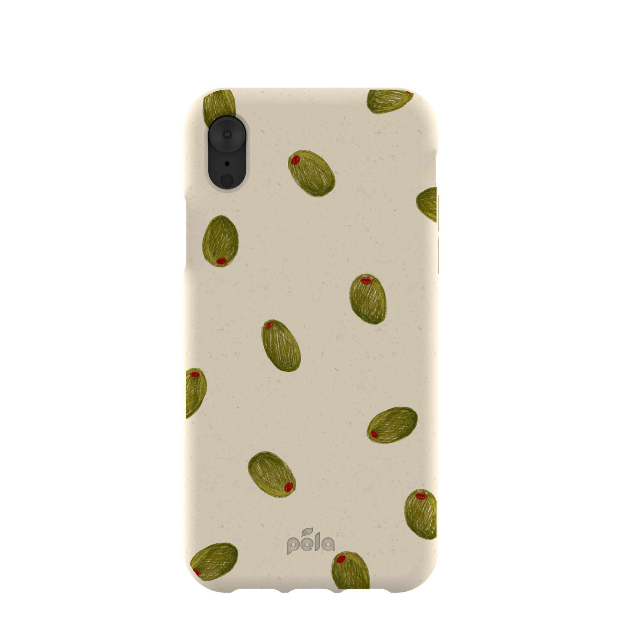 London Fog Olive Party iPhone XR Case Refurbished - Pela Case refurbished available on Cerqular
