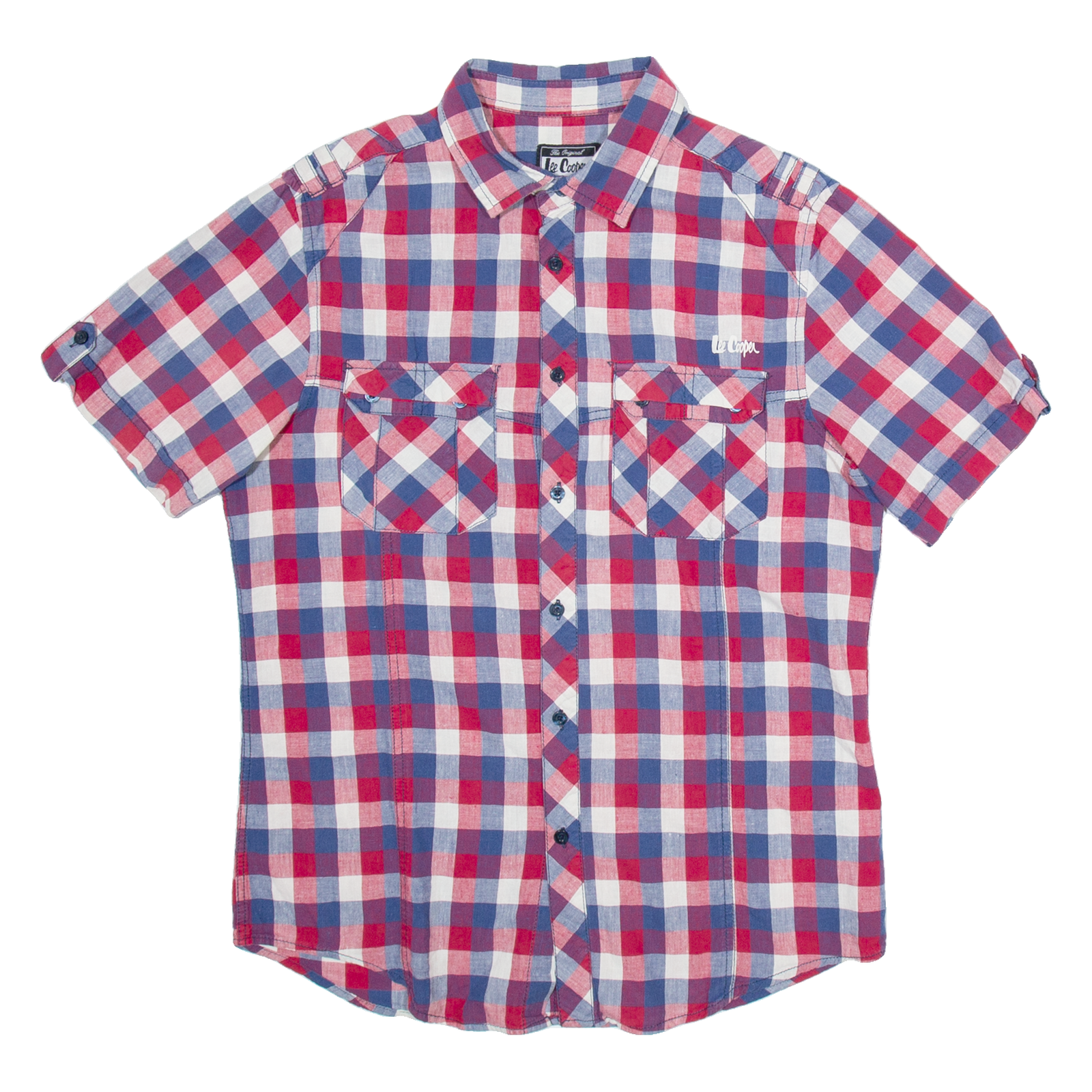 LEE COOPER Mens Shirt Red Check M Refurbished - N/A refurbished available on Cerqular