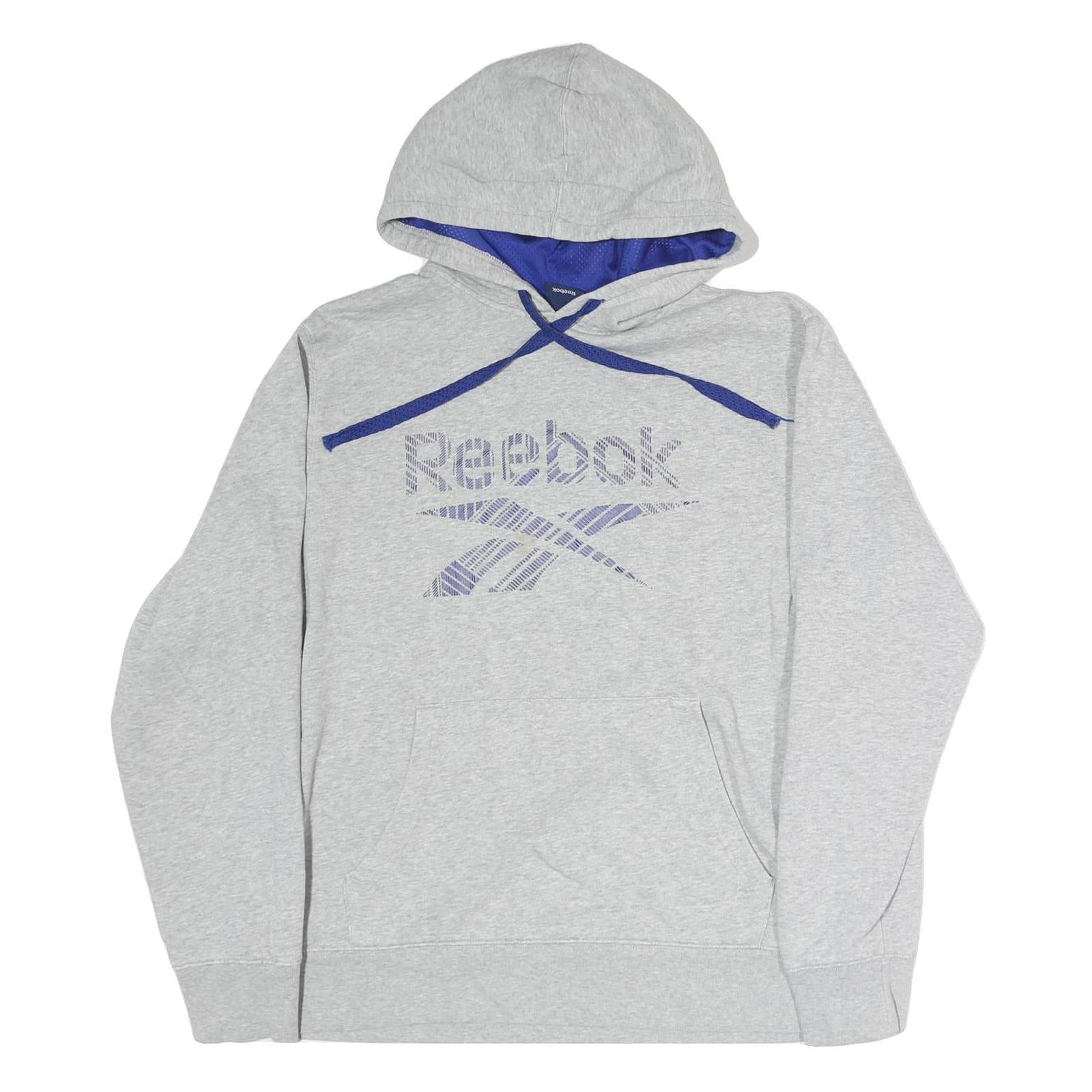 Buy REEBOK Mens Grey Hoodie S Cotton Pullover Casual Sportswear Drawstring Hood Refurbished - $29.89 REEBOK Mens Grey Hoodie S Cotton Pullover Casual Sportswear Drawstring Hood Refurbished - N/A refurbished available on Cerqular
