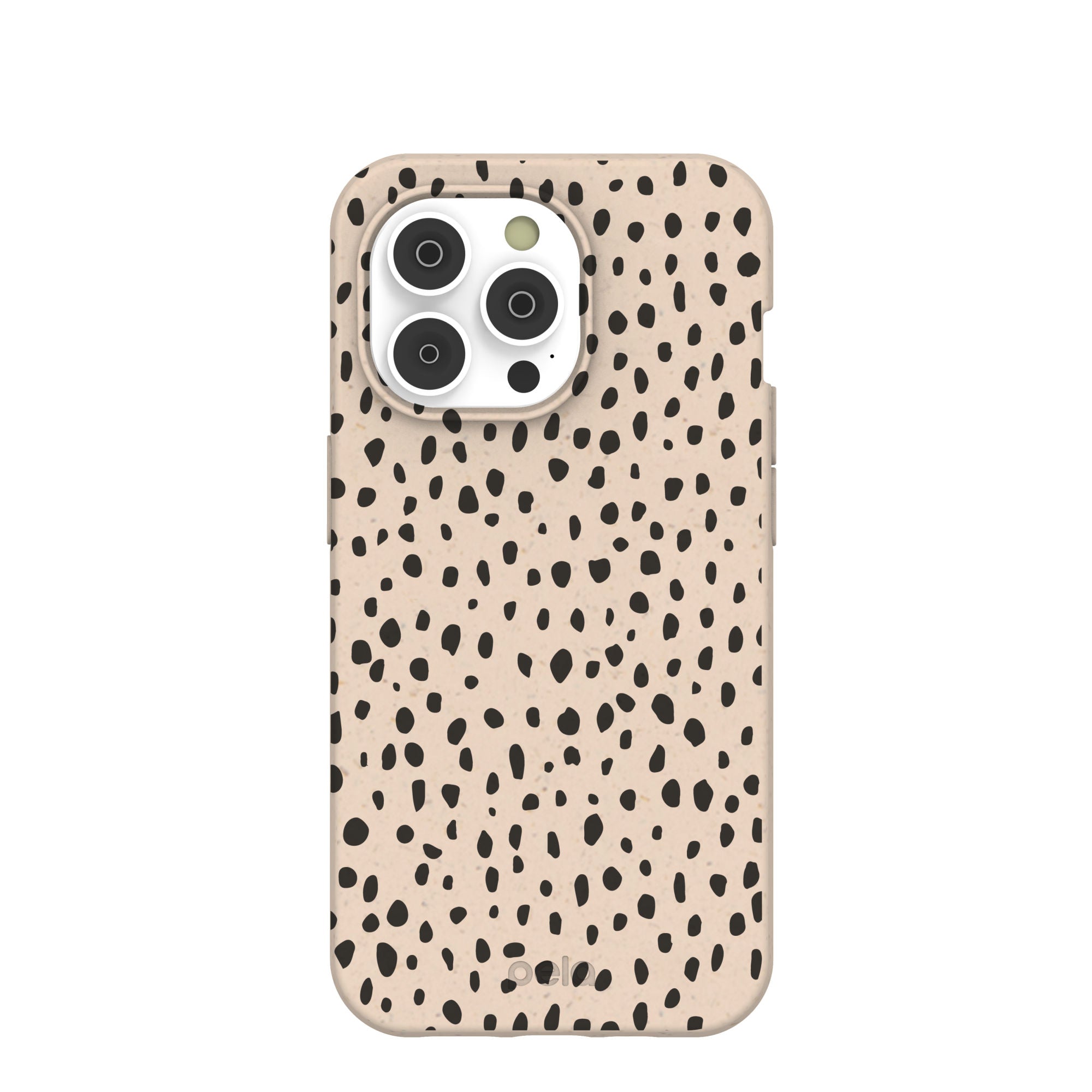 Seashell Cheetah iPhone 14 Pro Case Refurbished - Pela Case refurbished available on Cerqular