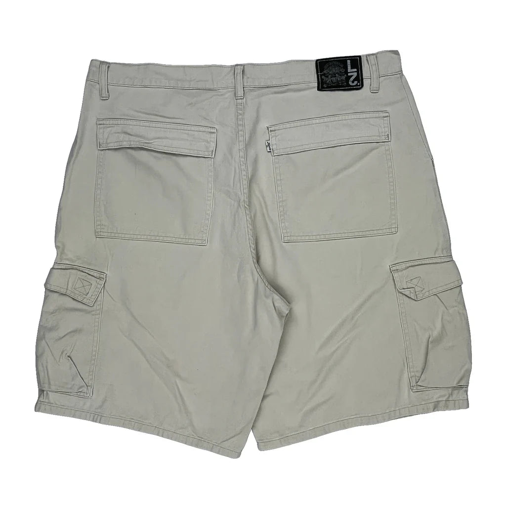 Buy Levis Cargo Shorts - 38W 10L Beige Cotton Refurbished - $39.85 Levis Cargo Shorts - 38W 10L Beige Cotton Refurbished - Thrifted (note: this is a term often used to describe second- refurbished available on Cerqular