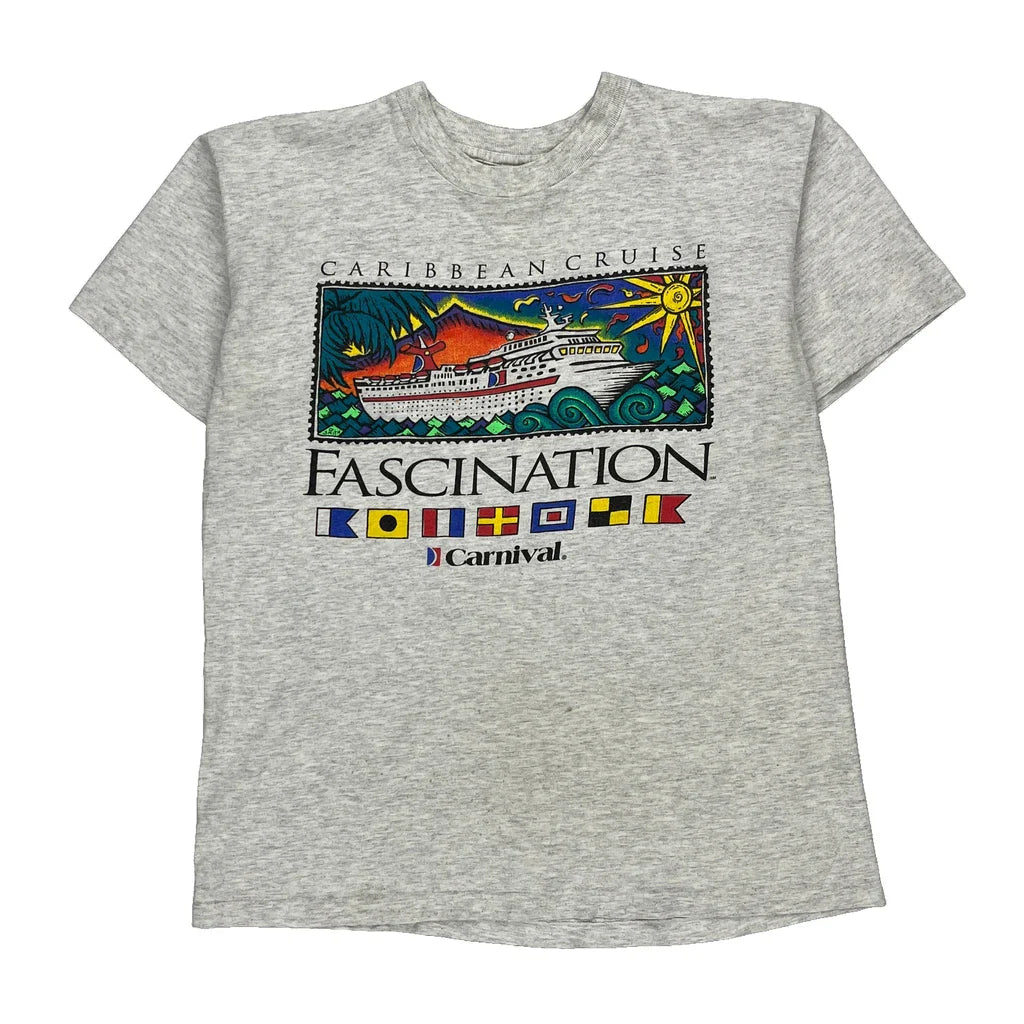 Buy Caribbean Cruise Co Max Single Stitch T-Shirt - Medium Grey Cotton Refurbished - $23.57 Caribbean Cruise Co Max Single Stitch T-Shirt - Medium Grey Cotton Refurbished - Thrifted (note: this is a term often used to describe second- refurbished available on Cerqular