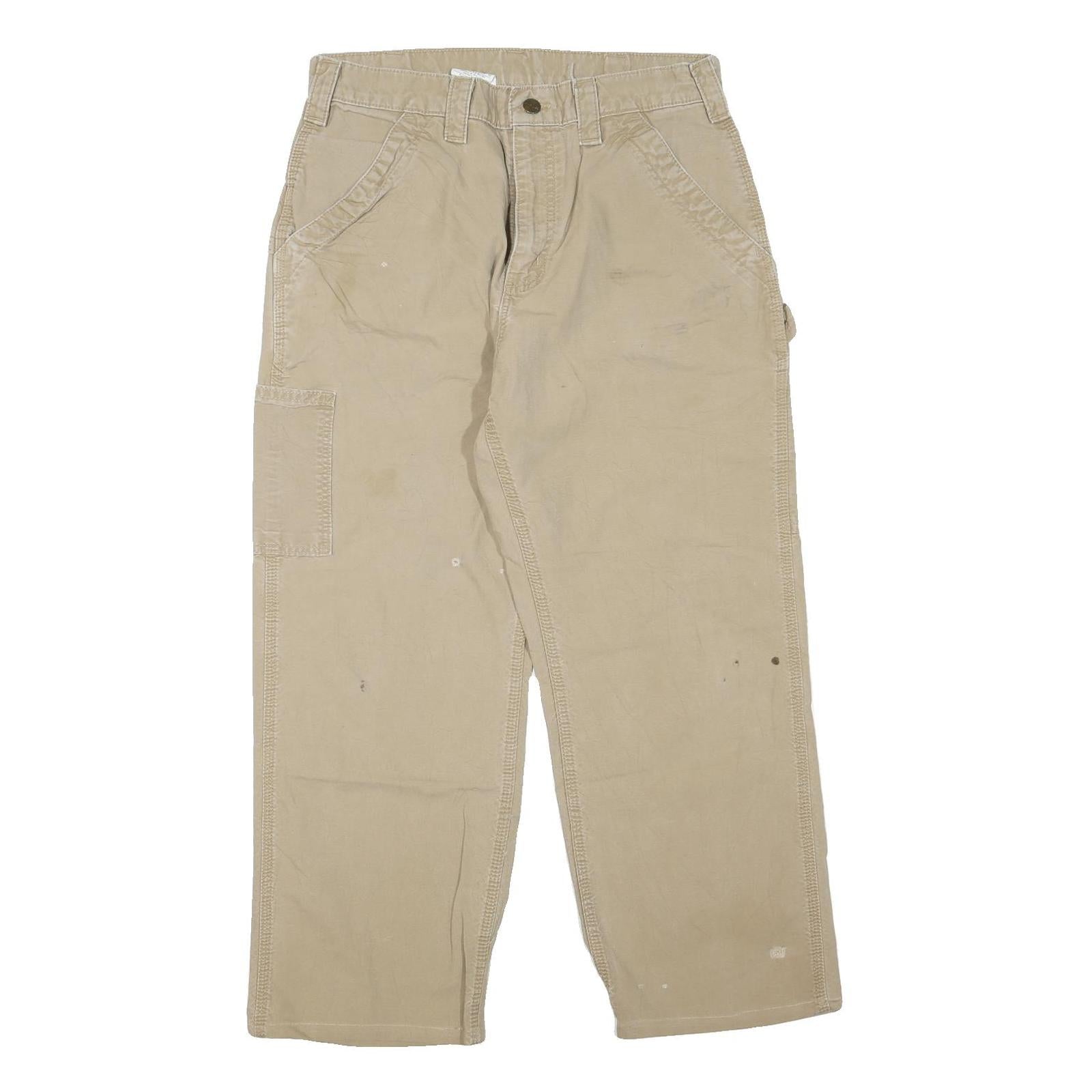 Buy CARHARTT Mens Cotton Blend Beige Regular Straight Leg Trousers W32 L26 Casual Refurbished - $53.29 CARHARTT Mens Cotton Blend Beige Regular Straight Leg Trousers W32 L26 Casual Refurbished - N/A refurbished available on Cerqular