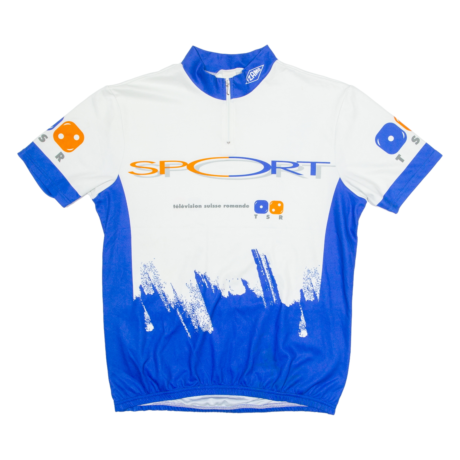 TZAMO Cycling Mens Jersey White 1/4 Zip L Refurbished - N/A refurbished available on Cerqular