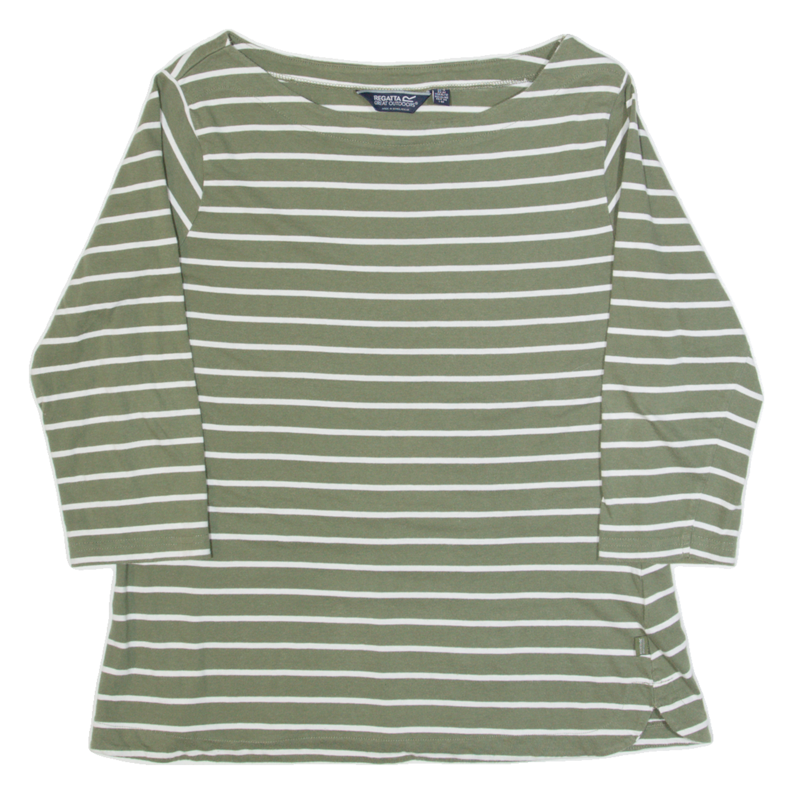 Buy REGATTA Striped Womens T-Shirt Green UK 16 Refurbished - $18.19 REGATTA Striped Womens T-Shirt Green UK 16 Refurbished - N/A refurbished available on Cerqular