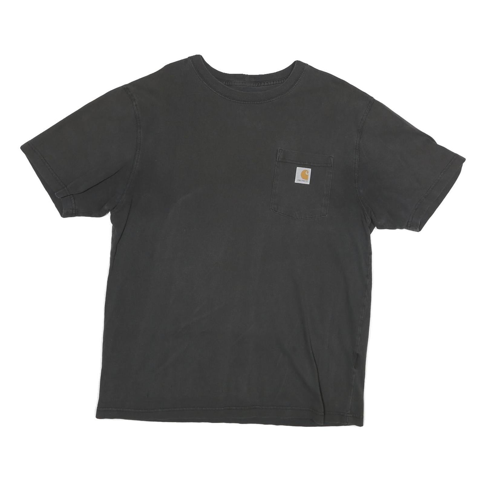 Buy CARHARTT Mens Black Pocket Short Sleeve Crew Neck Cotton Blend T-Shirt M Refurbished - $28.59 CARHARTT Mens Black Pocket Short Sleeve Crew Neck Cotton Blend T-Shirt M Refurbished - N/A refurbished available on Cerqular