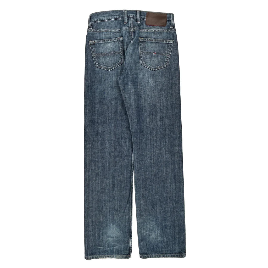 Tommy Hilfiger Jeans - 30W 32L Blue Denim Refurbished - Thrifted (note: this is a term often used to describe second- refurbished available on Cerqular