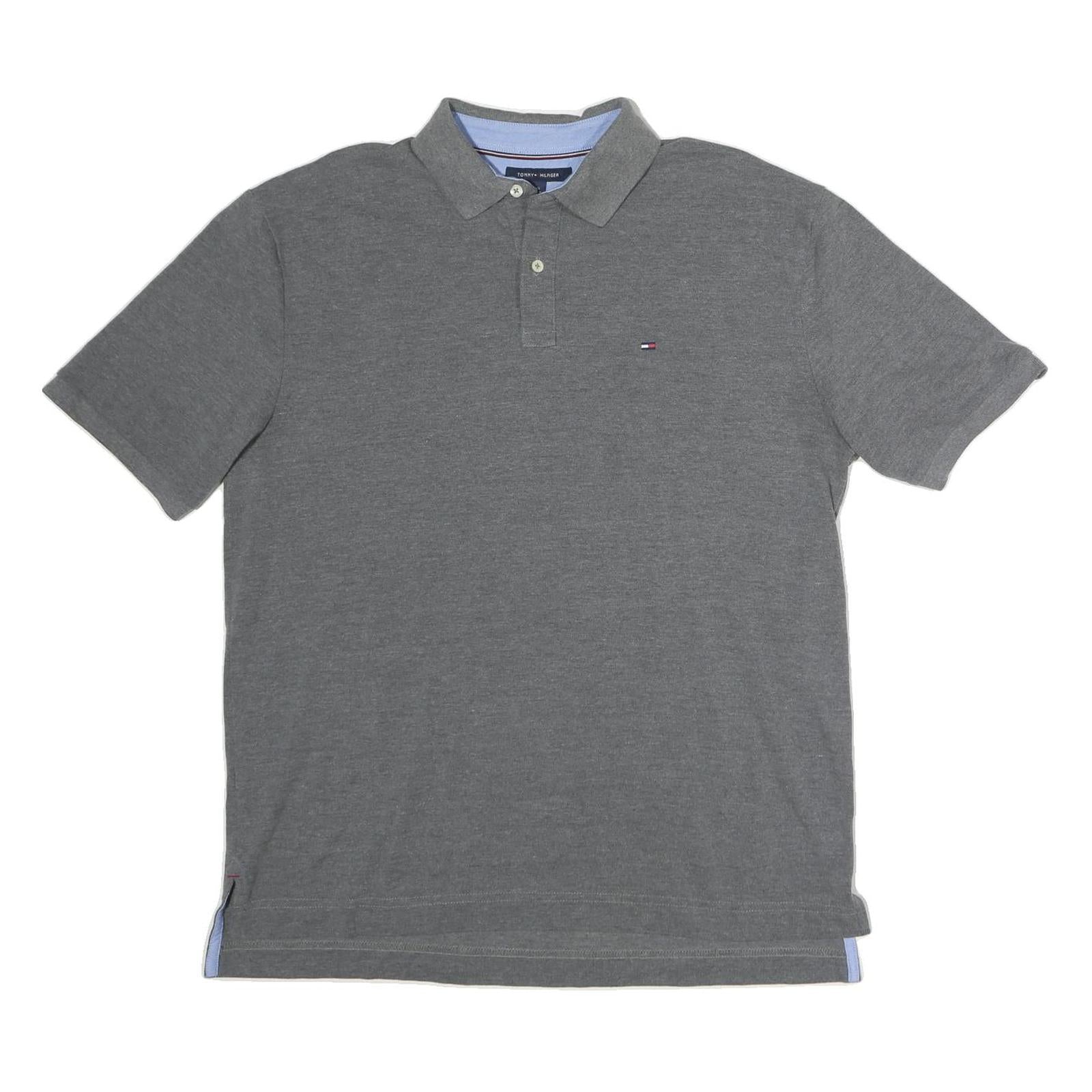 Buy TOMMY HILFIGER Mens Grey Polo Shirt L Cotton Short Sleeve Plain Casual Refurbished - $33.79 TOMMY HILFIGER Mens Grey Polo Shirt L Cotton Short Sleeve Plain Casual Refurbished - N/A refurbished available on Cerqular