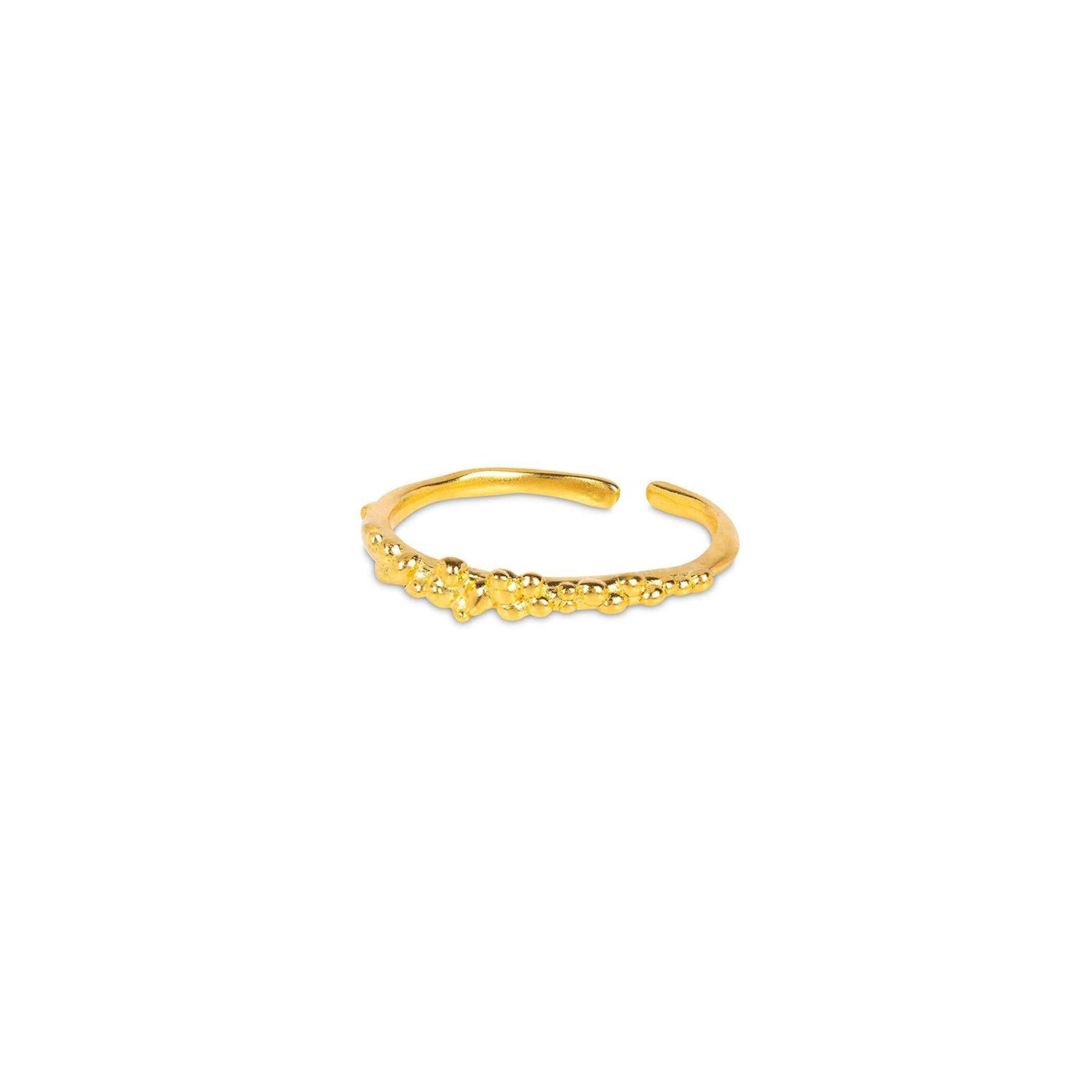 Caviar Gold Stacking Ring (adjustable) Refurbished - Amadeus (This could refer to multiple things, such as the 1 refurbished available on Cerqular