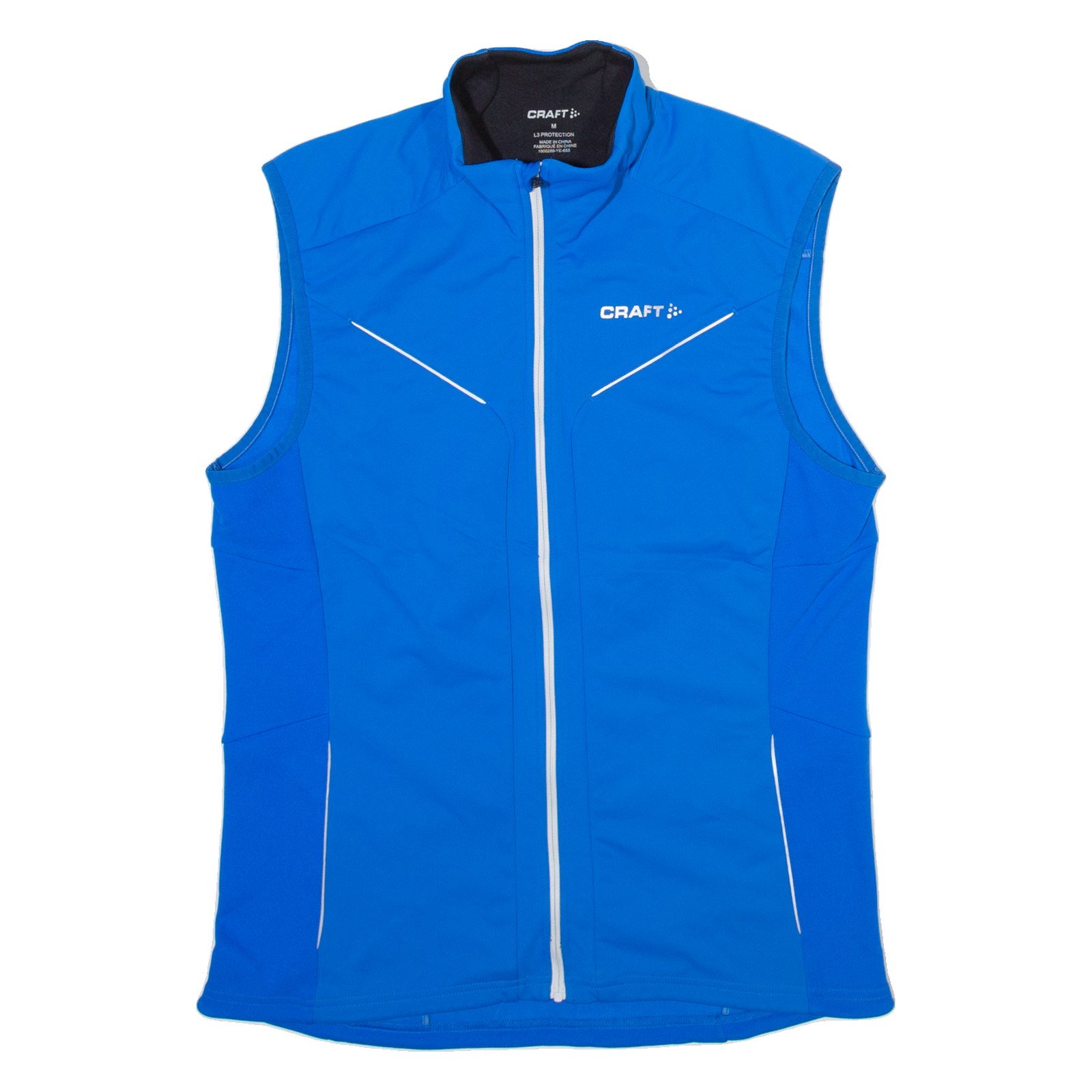CRAFT Full Zip Mens Jersey Blue Sleeveless M Refurbished - N/A refurbished available on Cerqular