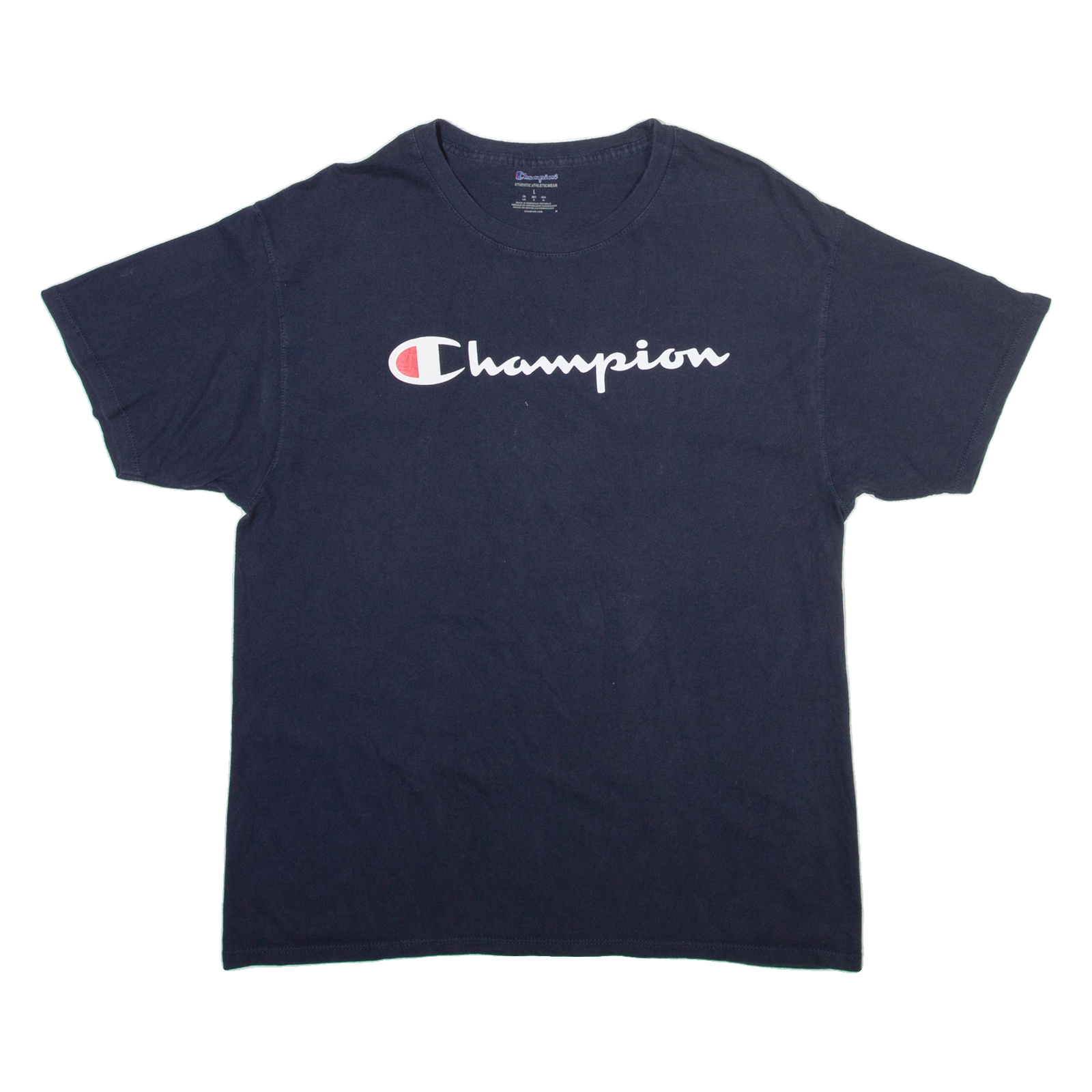 CHAMPION Mens T-Shirt Blue L Refurbished - N/A refurbished available on Cerqular