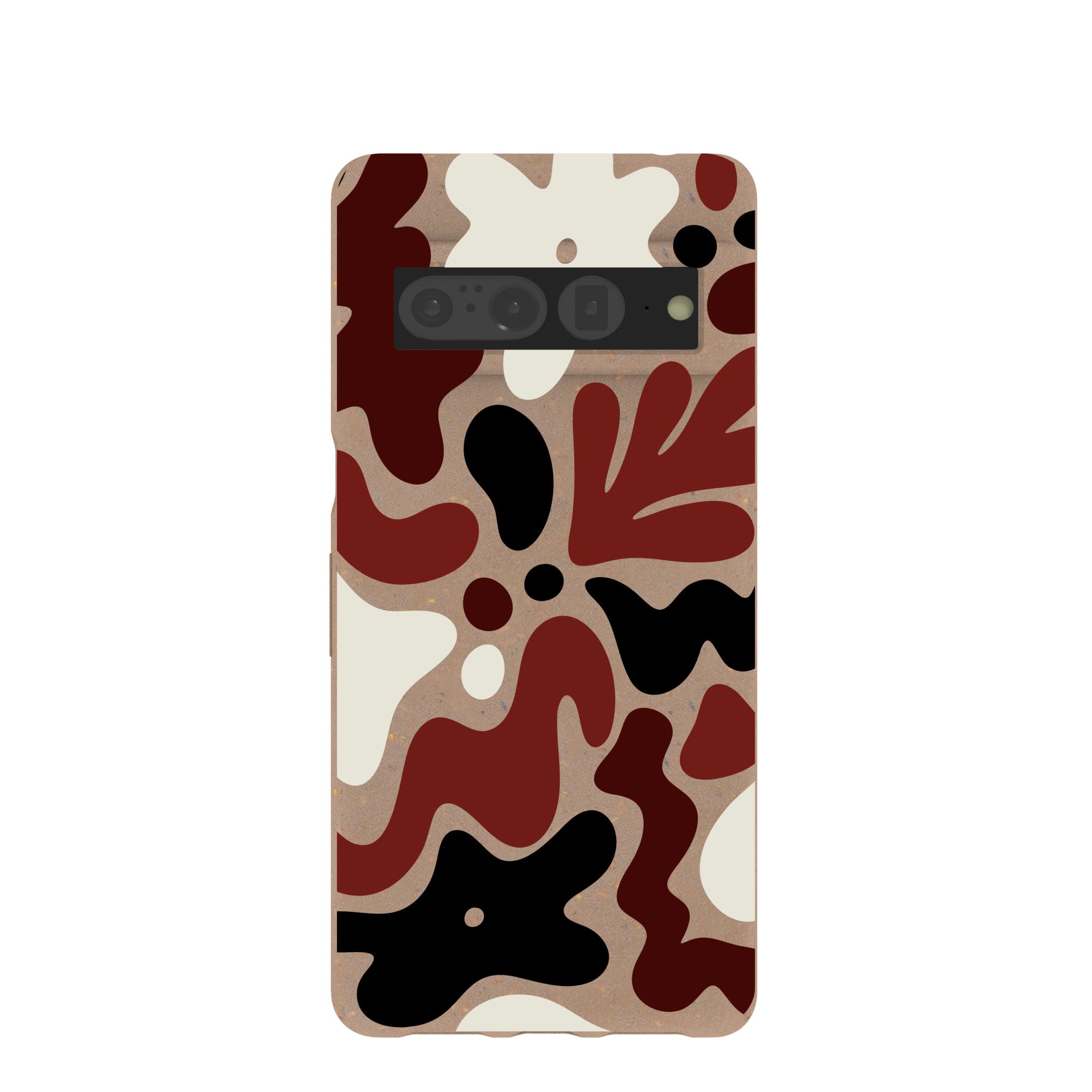 Chocolate Brown Earthy Curves Google Pixel 7 Pro Case Refurbished - Pela Case refurbished available on Cerqular