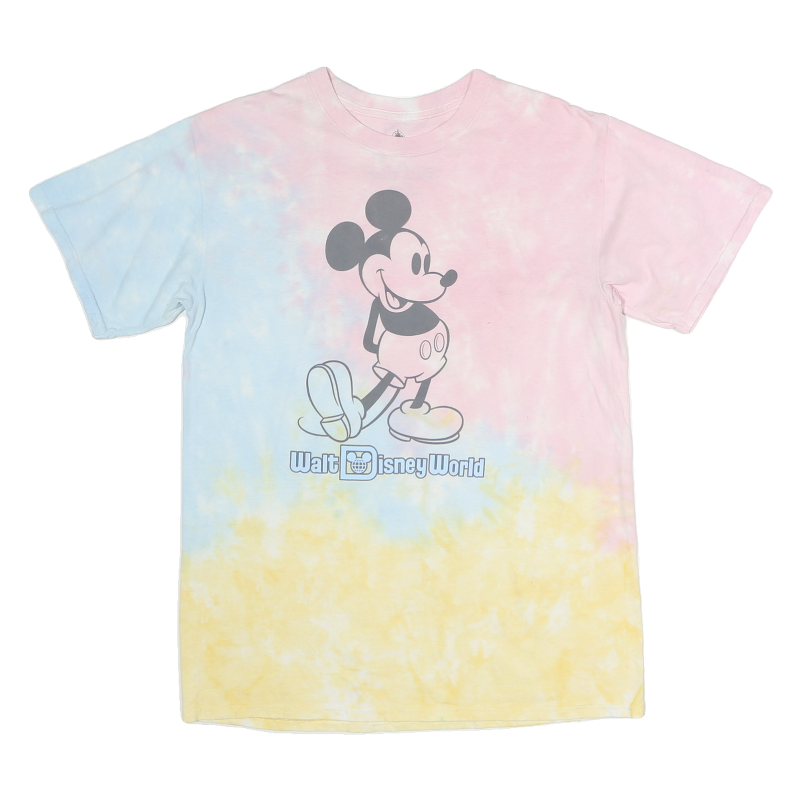Buy DISNEY Mens Pastel Blue & Pink Tie Dye Mickey Mouse T-Shirt M Short Sleeve Crew Refurbished - $16.89 DISNEY Mens Pastel Blue & Pink Tie Dye Mickey Mouse T-Shirt M Short Sleeve Crew Refurbished - N/A refurbished available on Cerqular