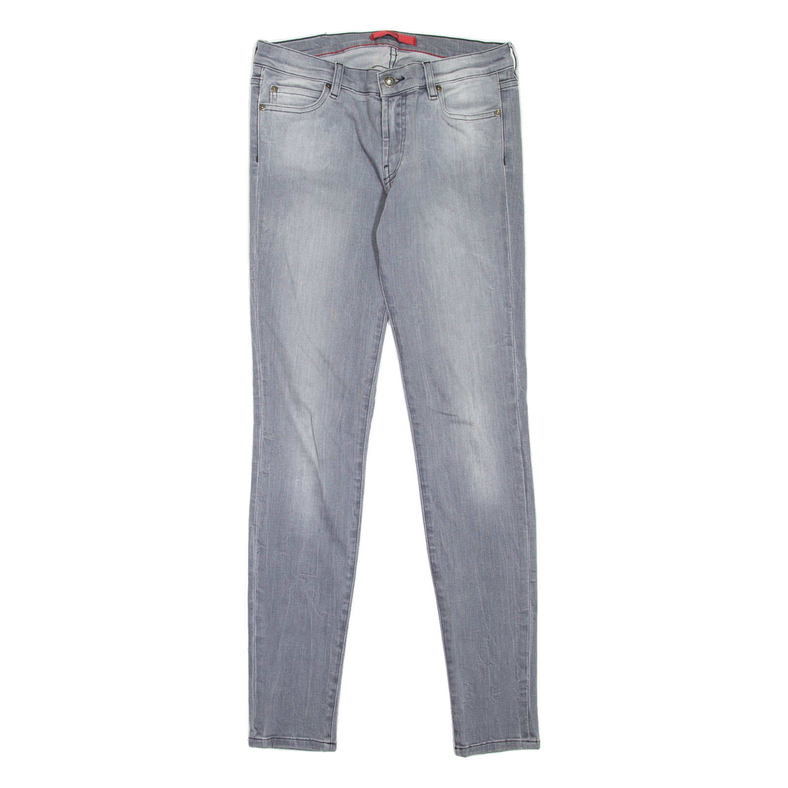 HUGO BOSS Womens Jeans Grey Slim Skinny Stone Wash W28 L30 Refurbished - N/A refurbished available on Cerqular
