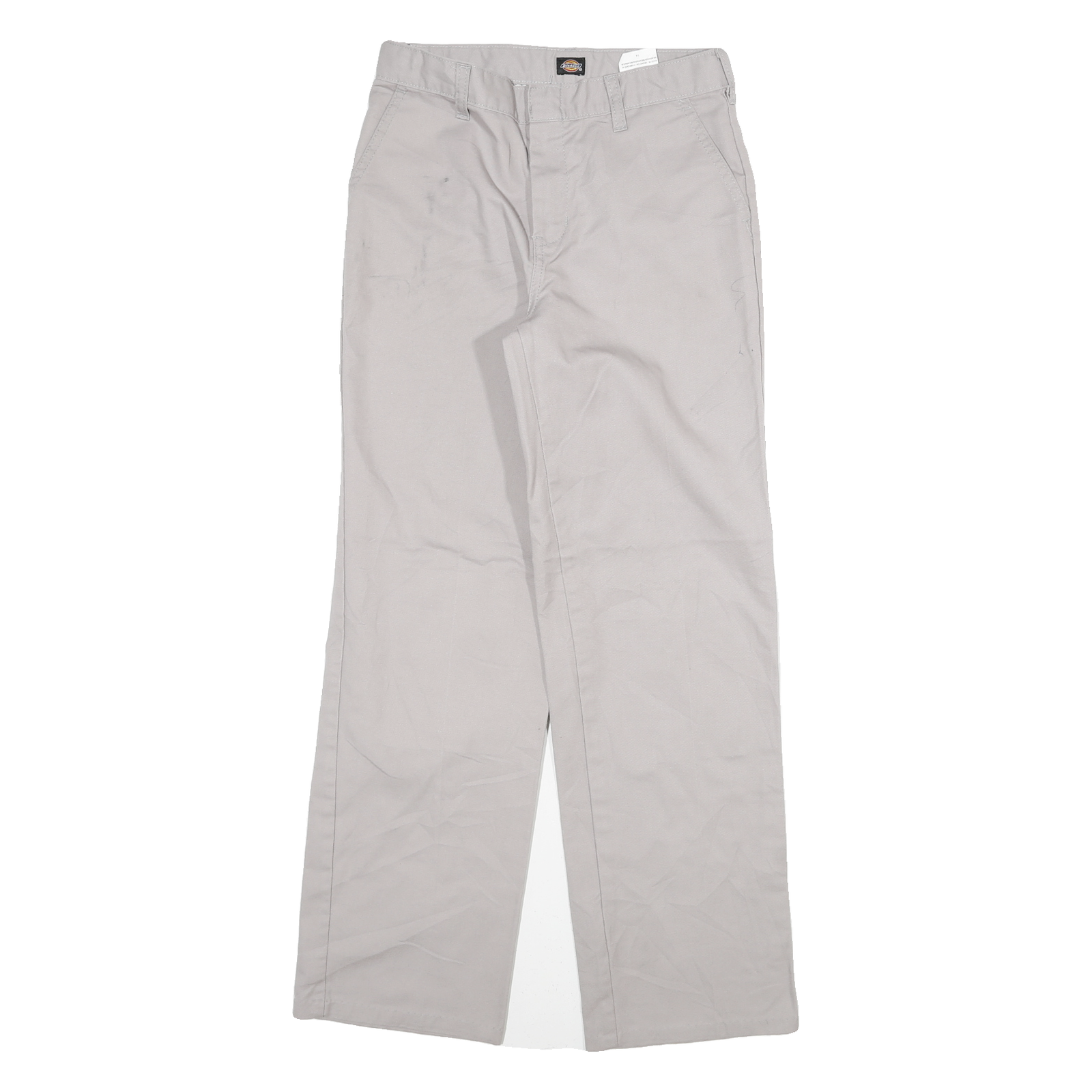 DICKIES Womens Regular Fit Beige Cotton Blend Trousers W26 L27 Workwear Casual Refurbished - N/A refurbished available on Cerqular