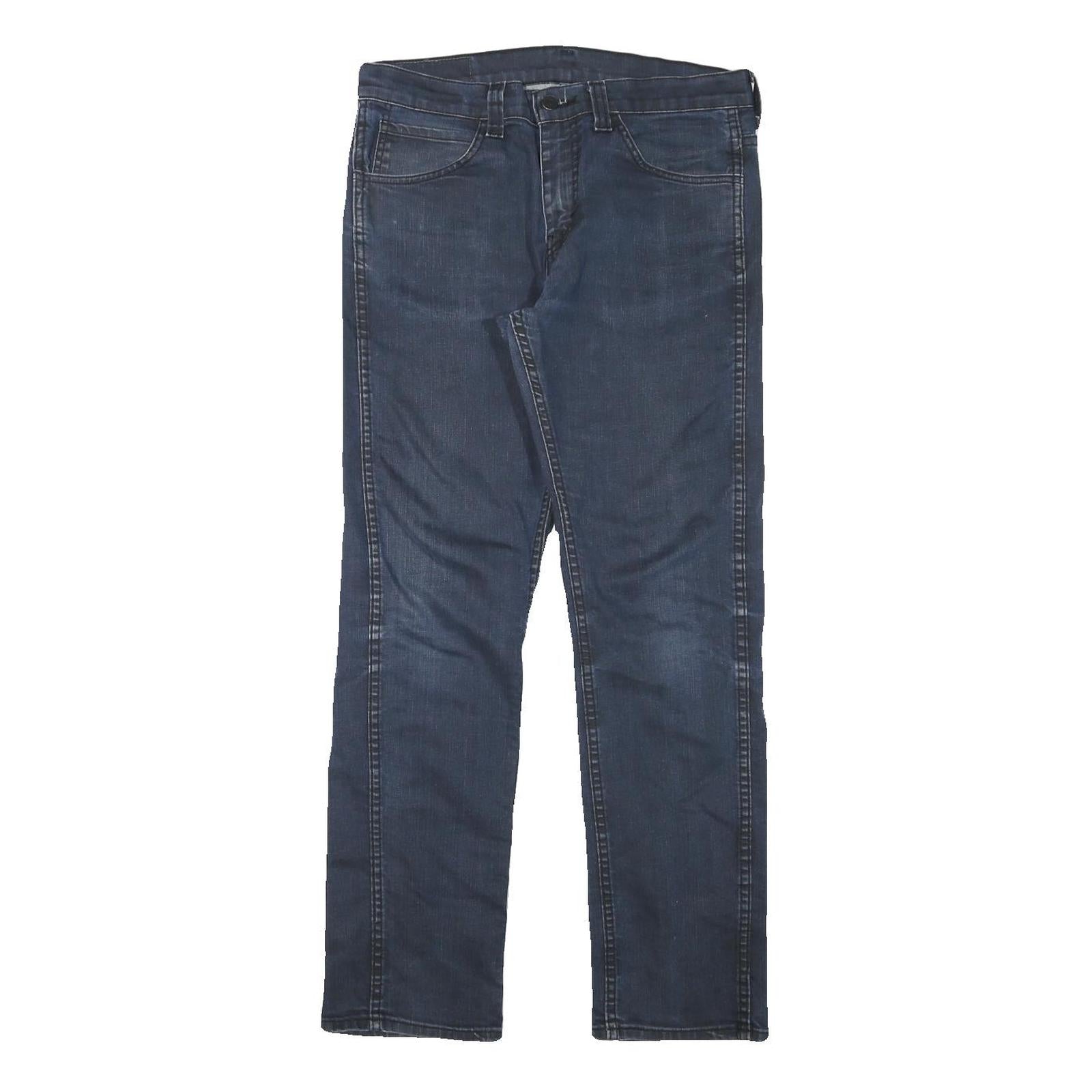 LEVI'S Mens Jeans Blue Regular Straight Denim W32 L29 Classic Style Zip Closure Refurbished - N/A refurbished available on Cerqular