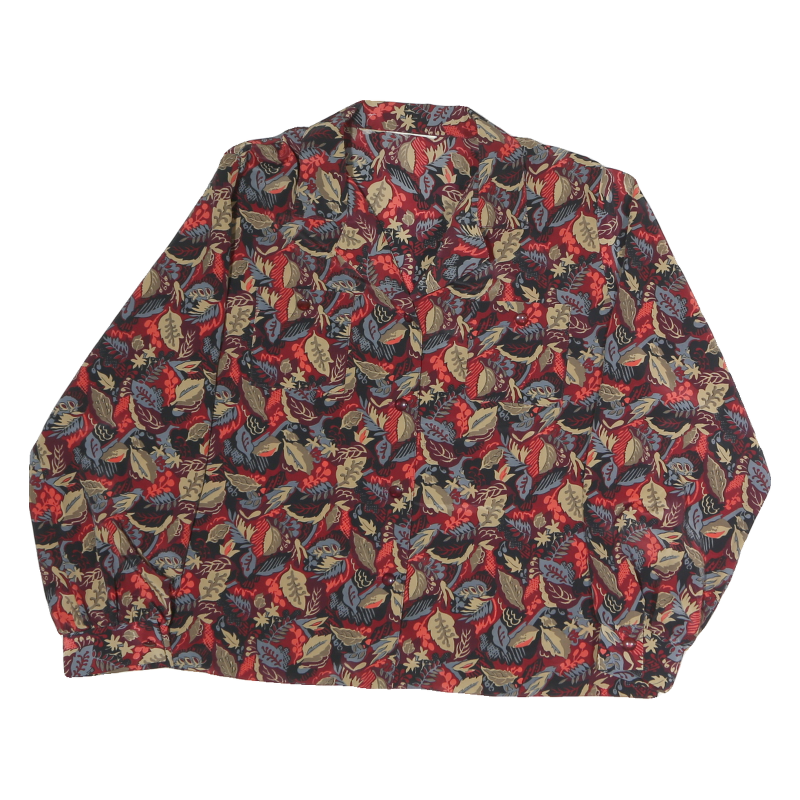 Buy Womens Red Pattern Shirt M Floral Button-Up Lightweight Stylish Refurbished - $16.89 Womens Red Pattern Shirt M Floral Button-Up Lightweight Stylish Refurbished - N/A refurbished available on Cerqular
