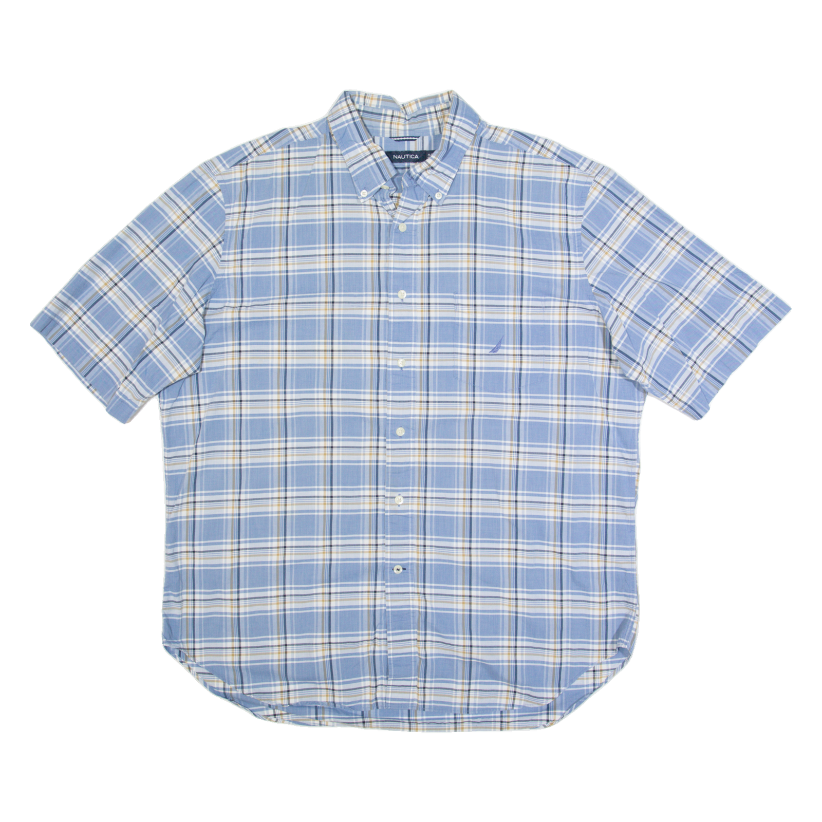 Buy NAUTICA Mens Shirt Blue Check XL Refurbished - $23.39 NAUTICA Mens Shirt Blue Check XL Refurbished - N/A refurbished available on Cerqular