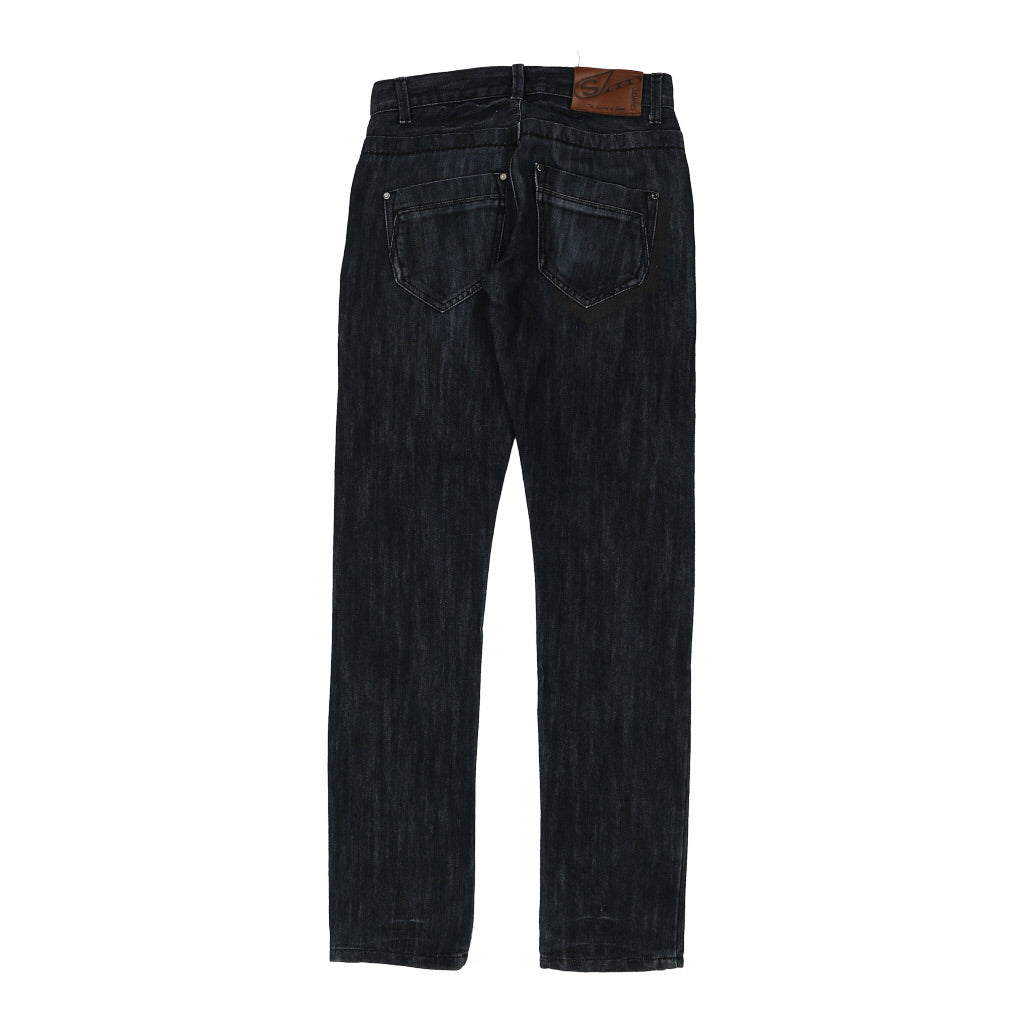 Semaforo Jeans - 30W 34L Dark Wash Cotton Refurbished - Thrifted (note: this is a term often used to describe second- refurbished available on Cerqular