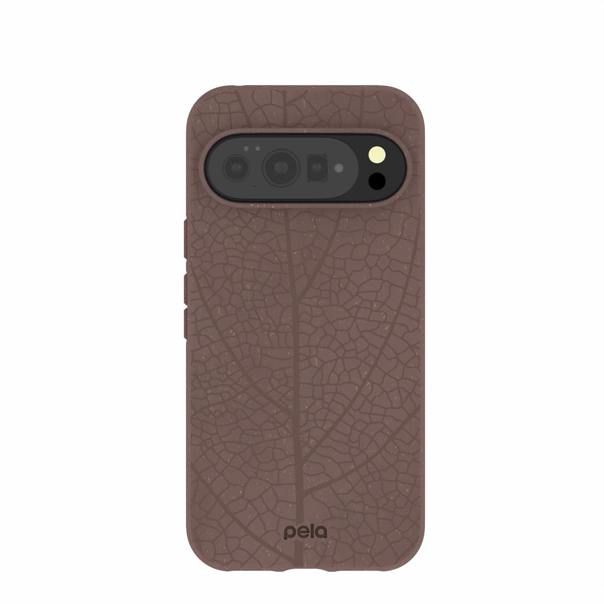 Buy Chocolate Brown Leaf Veins Google Pixel 10 Pro XL Case Refurbished - $65.00 Chocolate Brown Leaf Veins Google Pixel 10 Pro XL Case Refurbished - Pela Case refurbished available on Cerqular