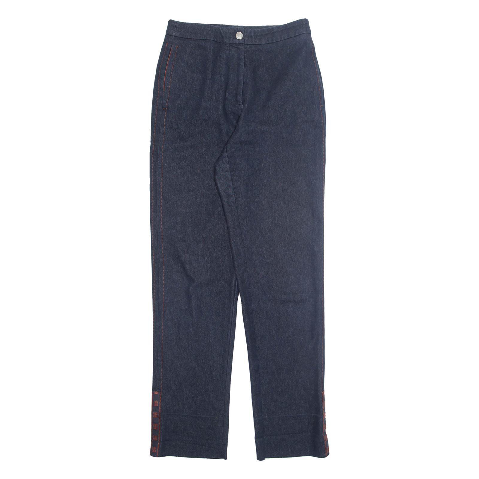 HUGO BOSS Chino Mens Trousers Blue Regular Tapered W26 L31 Refurbished - N/A refurbished available on Cerqular