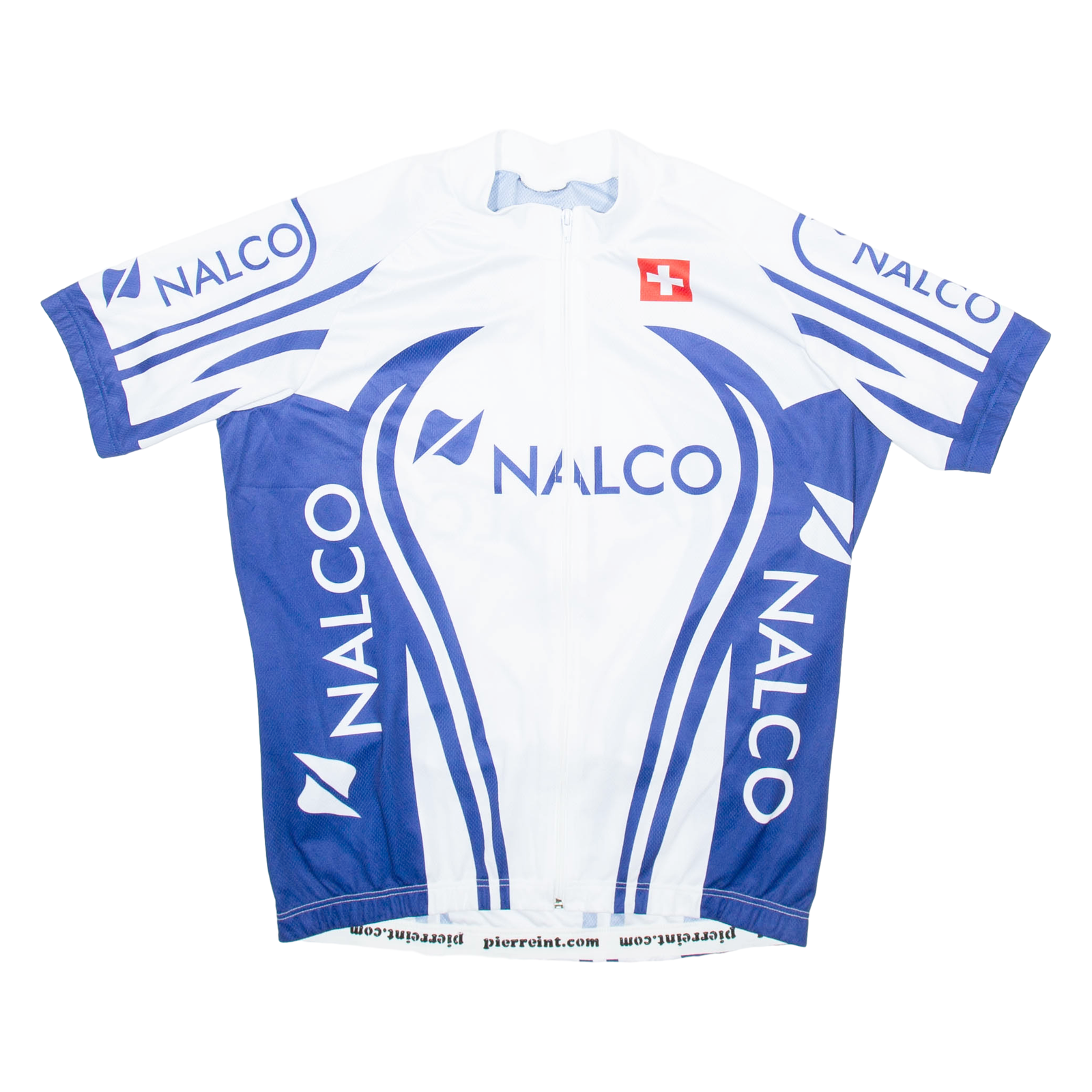 PIERREPOINT Full Zip Cycling Mens Jersey White M Refurbished - N/A refurbished available on Cerqular