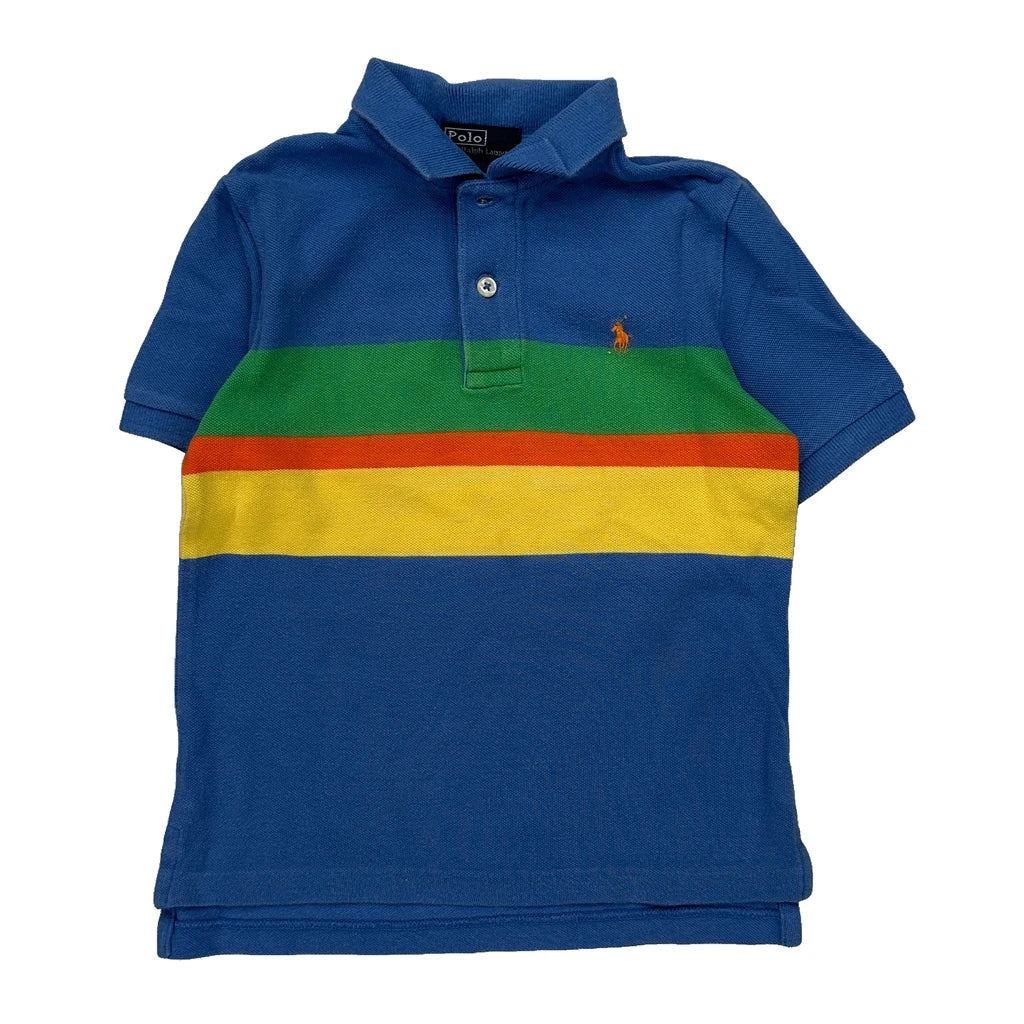 Buy Age 5 Polo By Ralph Lauren Striped Polo Shirt - Small Blue Cotton Refurbished - $11.24 Age 5 Polo By Ralph Lauren Striped Polo Shirt - Small Blue Cotton Refurbished - Thrifted (note: this is a term often used to describe second- refurbished available on Cerqular