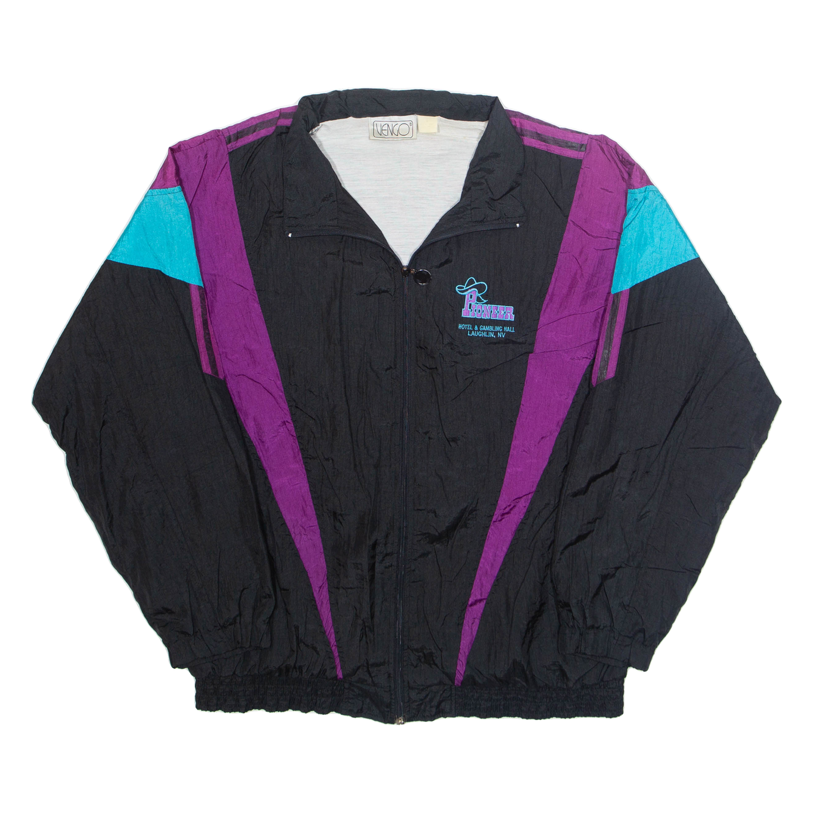 VENGO Womens Shell Jacket Black Nylon L Refurbished - N/A refurbished available on Cerqular