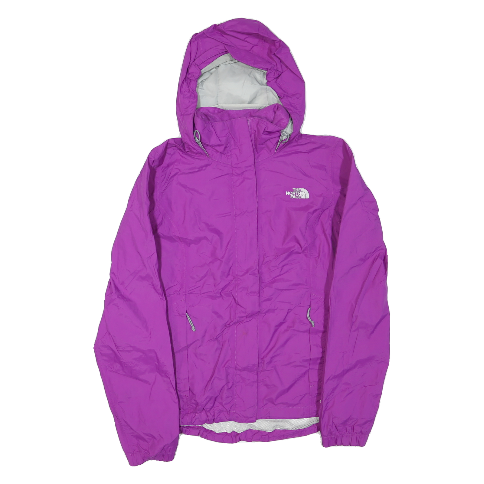 THE NORTH FACE Womens Purple Outdoor Jacket S Polyester Blend Zip Hooded Refurbished - N/A refurbished available on Cerqular