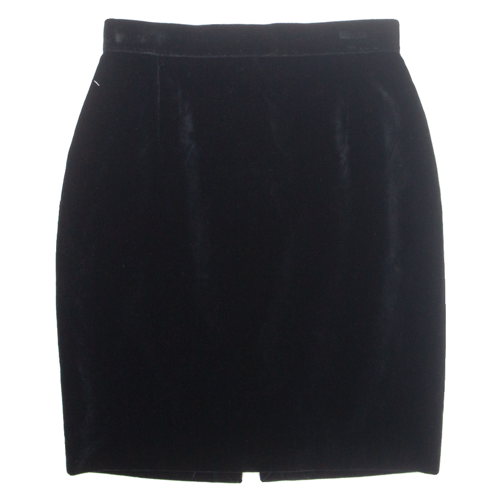 Womens Pencil Skirt Black Knee Length Velvet S Refurbished - N/A refurbished available on Cerqular
