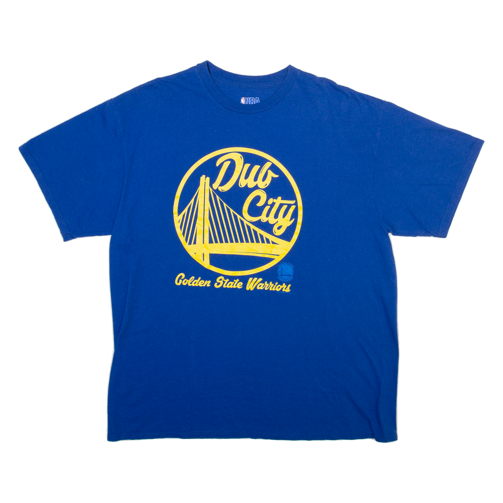 NBA Golden State Warriors Mens T-Shirt Blue USA XL Refurbished - N/A refurbished available on Cerqular