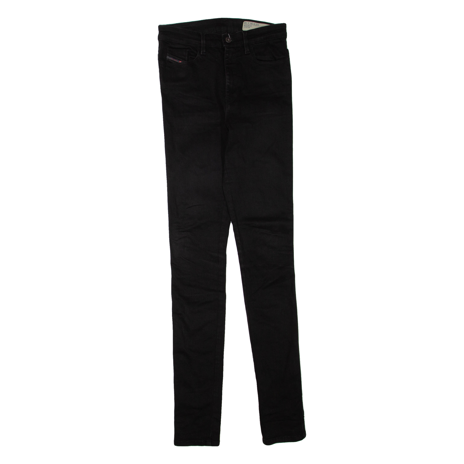 DIESEL Womens Jeans Black Regular Skinny W26 L32 Refurbished - N/A refurbished available on Cerqular