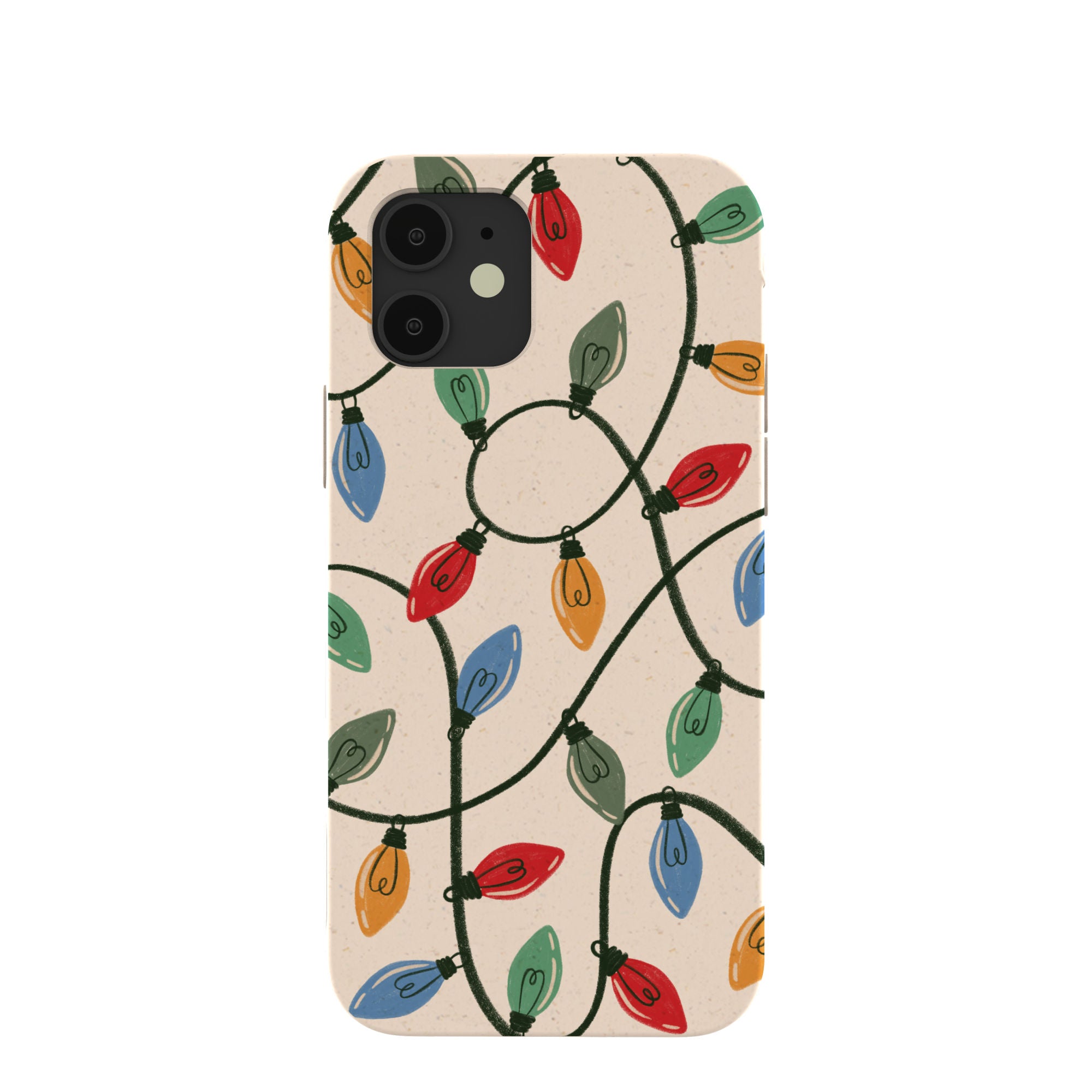 Seashell Holiday Lights iPhone 12/ iPhone 12 Pro Case Refurbished - Pela Case refurbished available on Cerqular