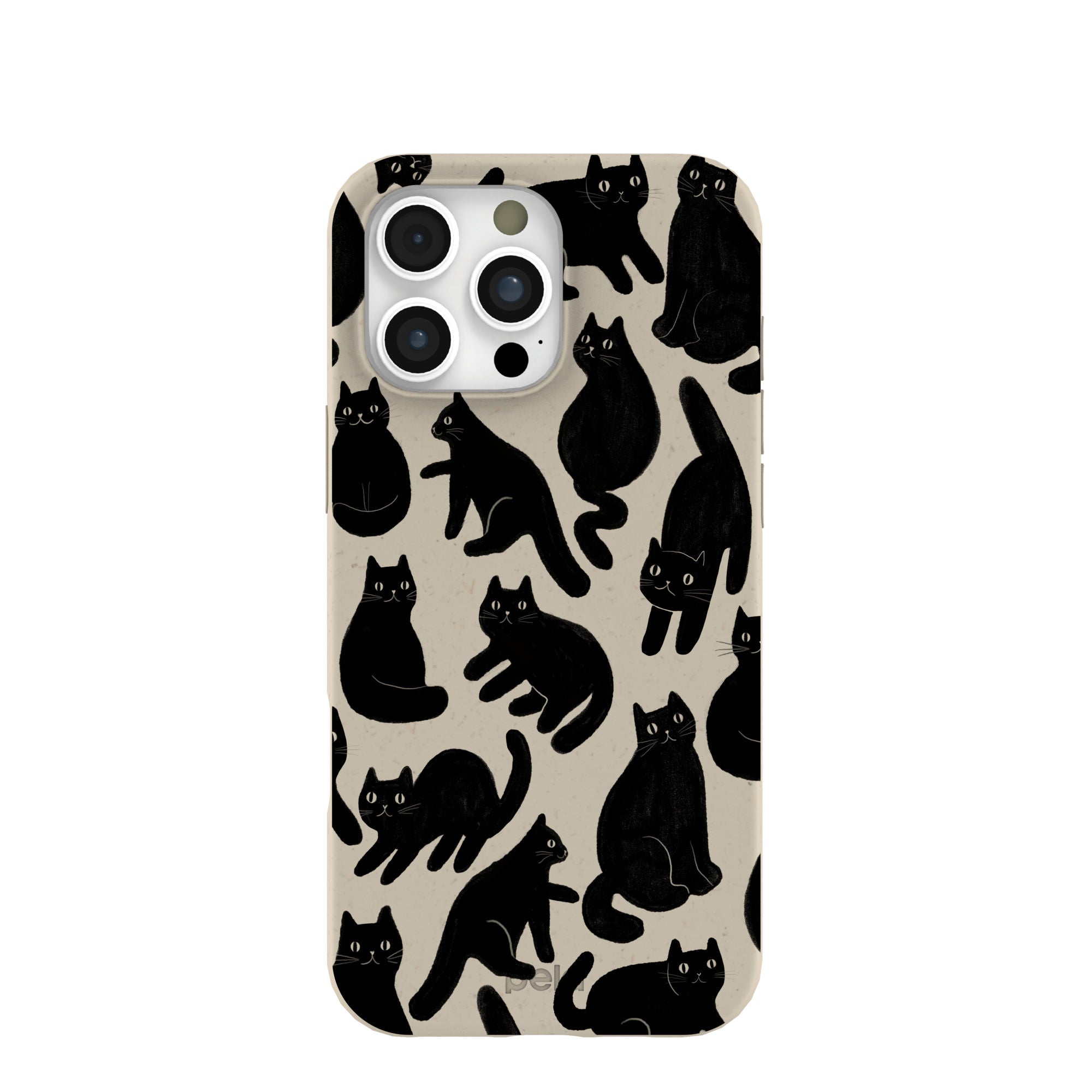 London Fog Night Meowers iPhone 16 Pro Max Case Refurbished - Pela Case refurbished available on Cerqular