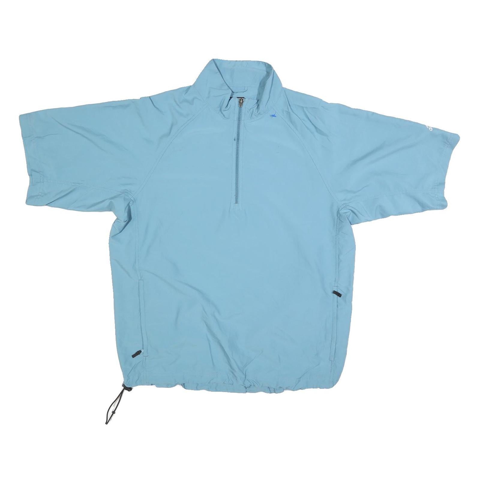 ADIDAS Mens Blue Athletic Jacket M Polyester Short Sleeve Zip Up Casual Refurbished - N/A refurbished available on Cerqular