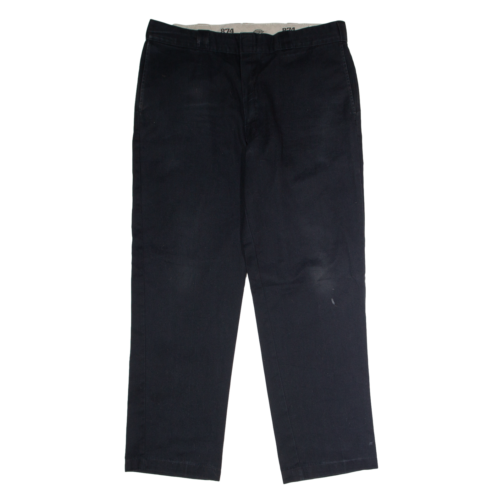 DICKIES 874 Workwear Mens Twill Trousers Black Classic Straight W40 L32 Refurbished - N/A refurbished available on Cerqular