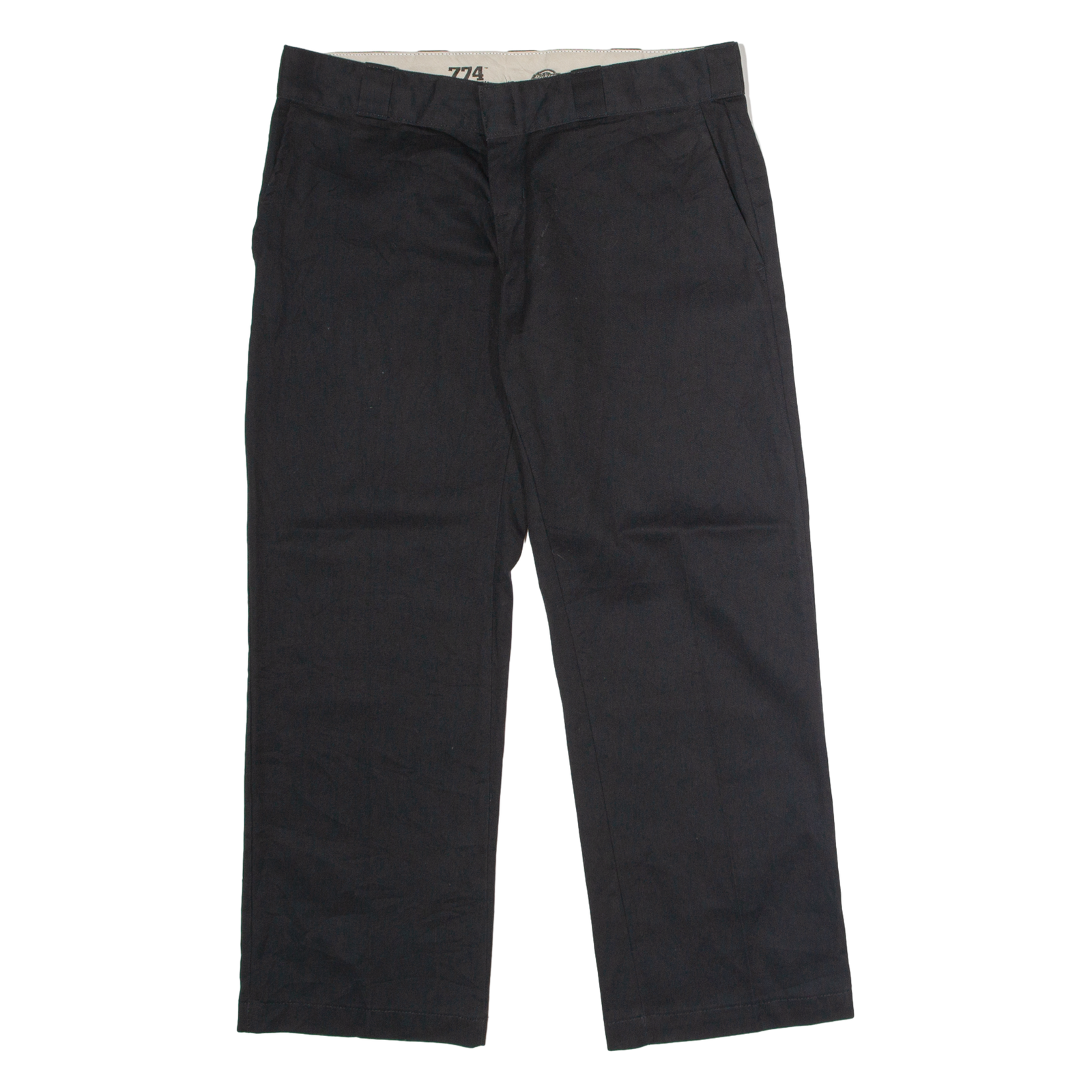 DICKIES 774 Workwear Womens Twill Trousers Black Classic Straight W34 L28 Refurbished - N/A refurbished available on Cerqular