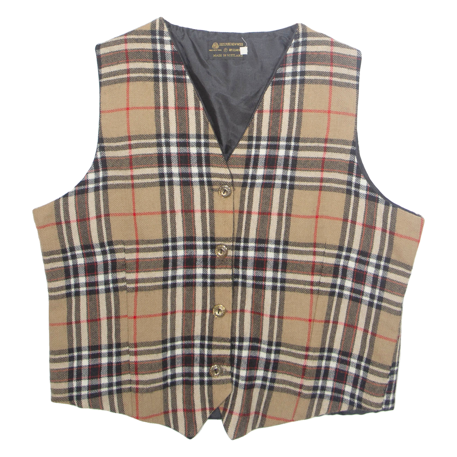 Buy Mens Waistcoat Brown Wool Plaid S Refurbished - $36.39 Mens Waistcoat Brown Wool Plaid S Refurbished - N/A refurbished available on Cerqular