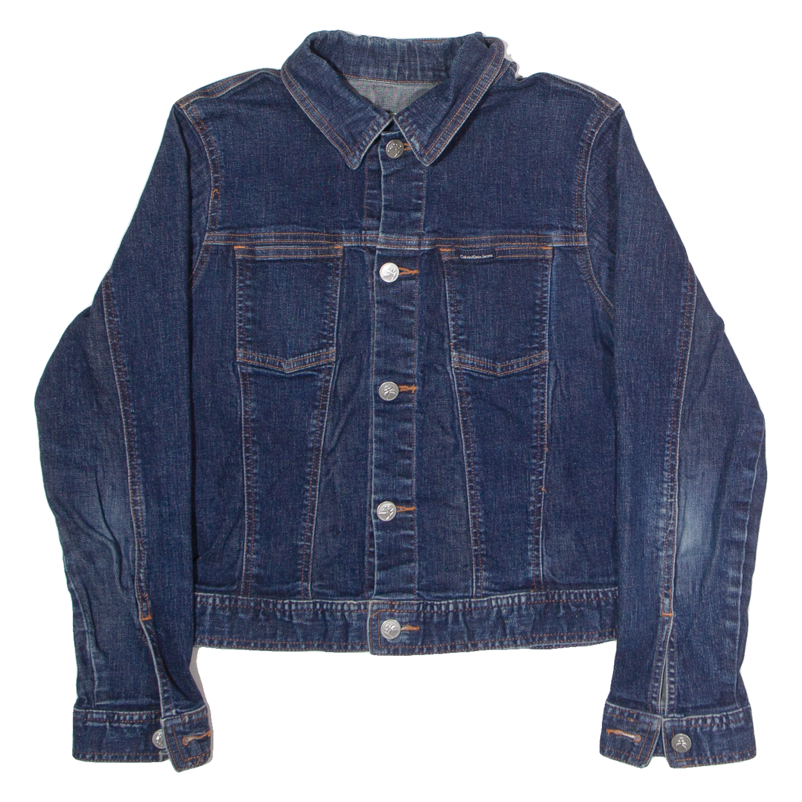 CALVIN KLEIN JEANS Mens Denim Jacket Blue M Refurbished - N/A refurbished available on Cerqular