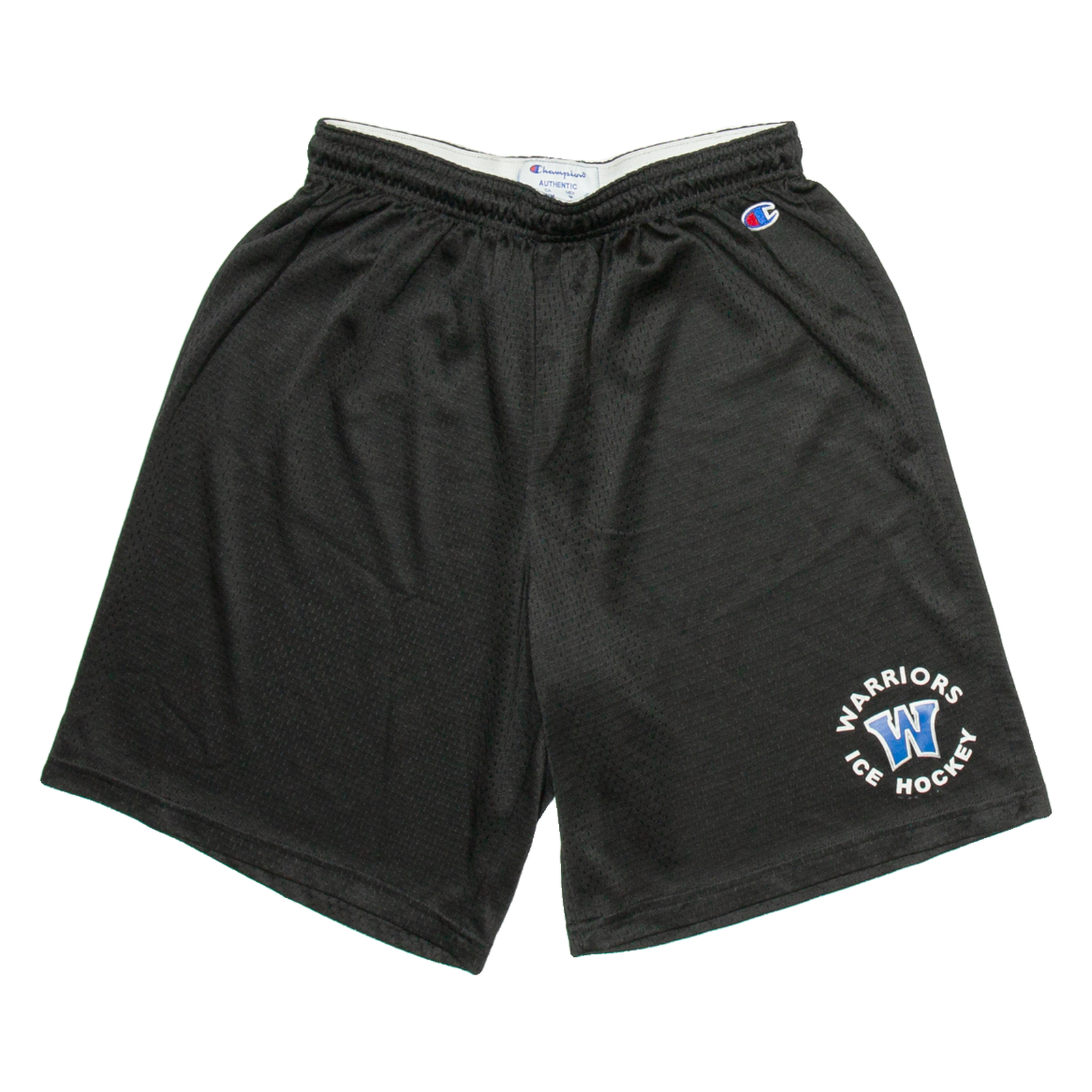 CHAMPION Warriors Ice Hockey Mens Sports Shorts Black M W28 Refurbished - N/A refurbished available on Cerqular