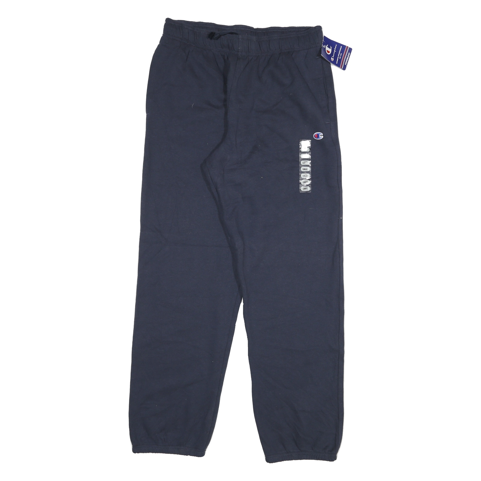 CHAMPION Mens Joggers Navy Blue Relaxed Tapered L W30 L32 Cotton Blend Refurbished - N/A refurbished available on Cerqular