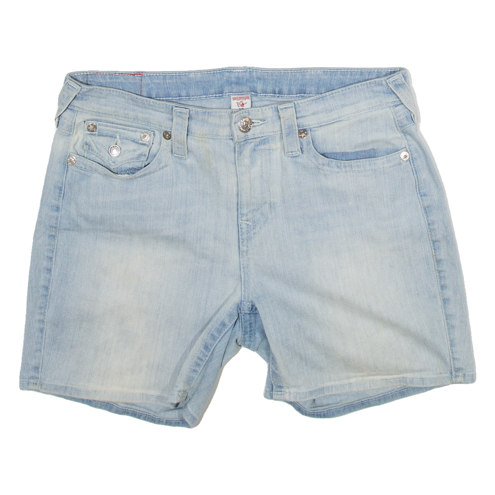 TRUE RELIGION Womens Denim Shorts Blue M W32 Refurbished - N/A refurbished available on Cerqular