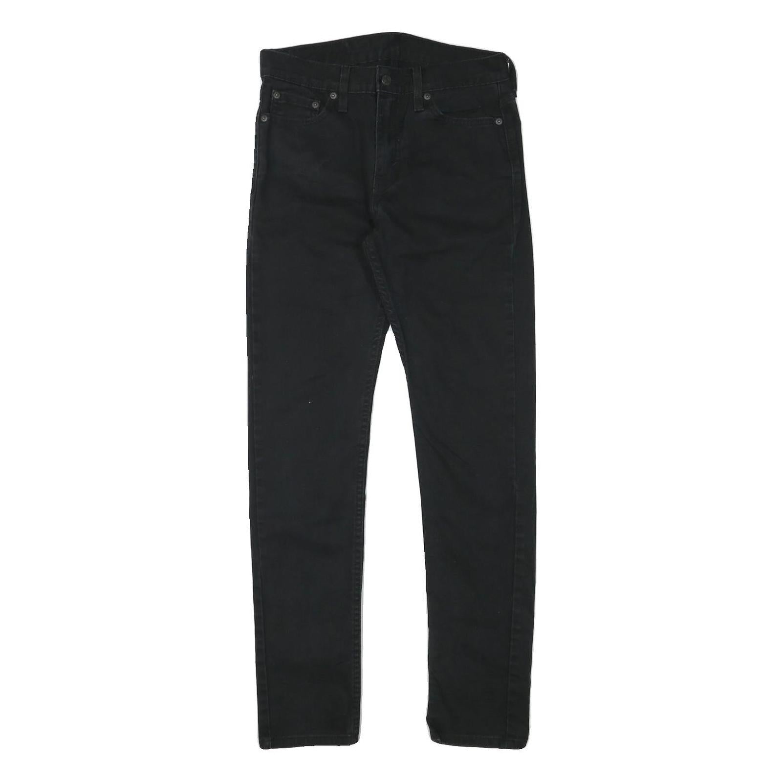 LEVI'S Mens Jeans Black Slim Skinny Denim W29 L29 Classic Cotton Blend Zip Refurbished - N/A refurbished available on Cerqular