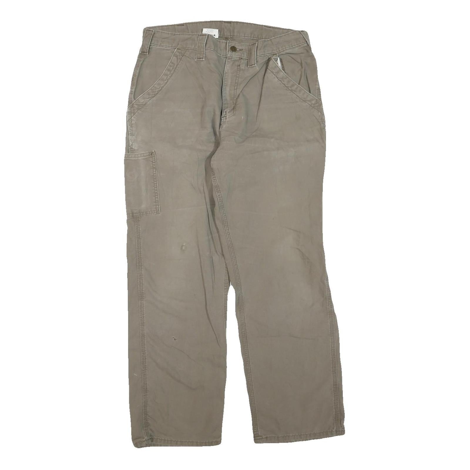 Buy CARHARTT Womens Regular Fit Beige Cotton Blend Trousers W34 L30 Workwear Zip Refurbished - $40.29 CARHARTT Womens Regular Fit Beige Cotton Blend Trousers W34 L30 Workwear Zip Refurbished - N/A refurbished available on Cerqular