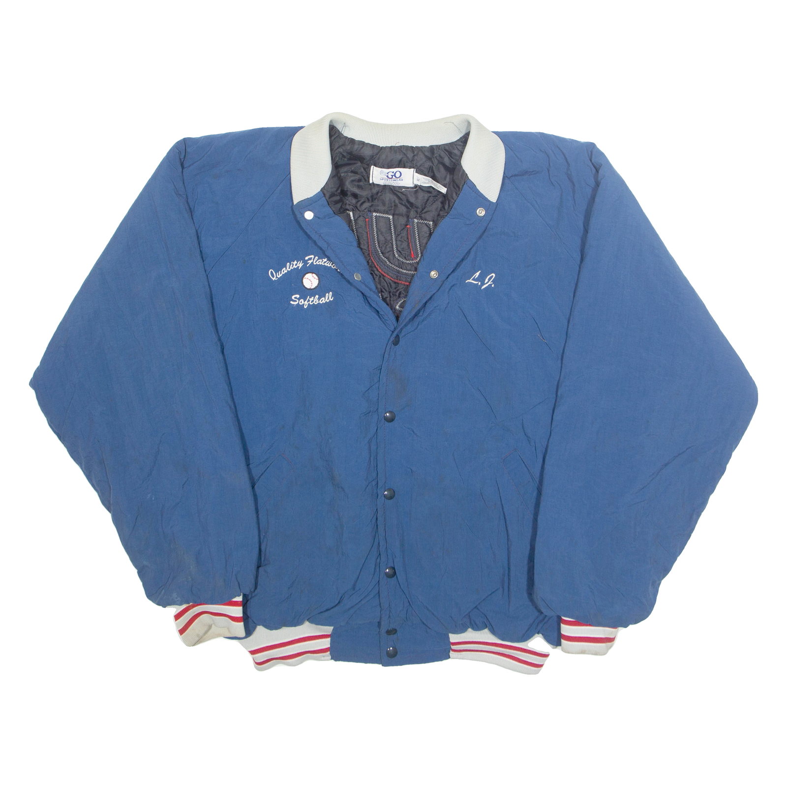 Buy GO SPORTSWEAR Mens Bomber Jacket Blue USA XL Refurbished - $36.39 GO SPORTSWEAR Mens Bomber Jacket Blue USA XL Refurbished - N/A refurbished available on Cerqular