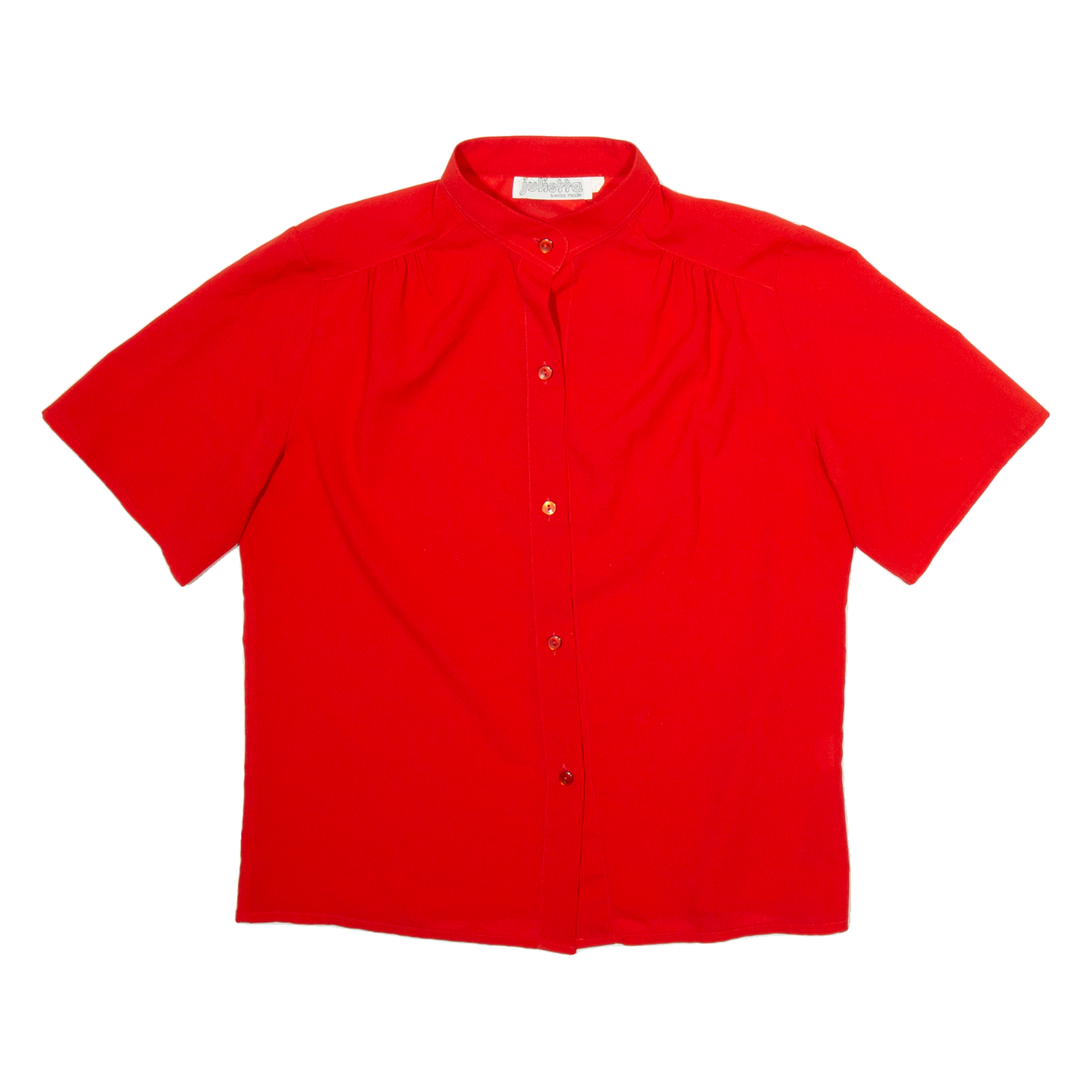 JULIETTA Womens Plain Shirt Red M Refurbished - N/A refurbished available on Cerqular