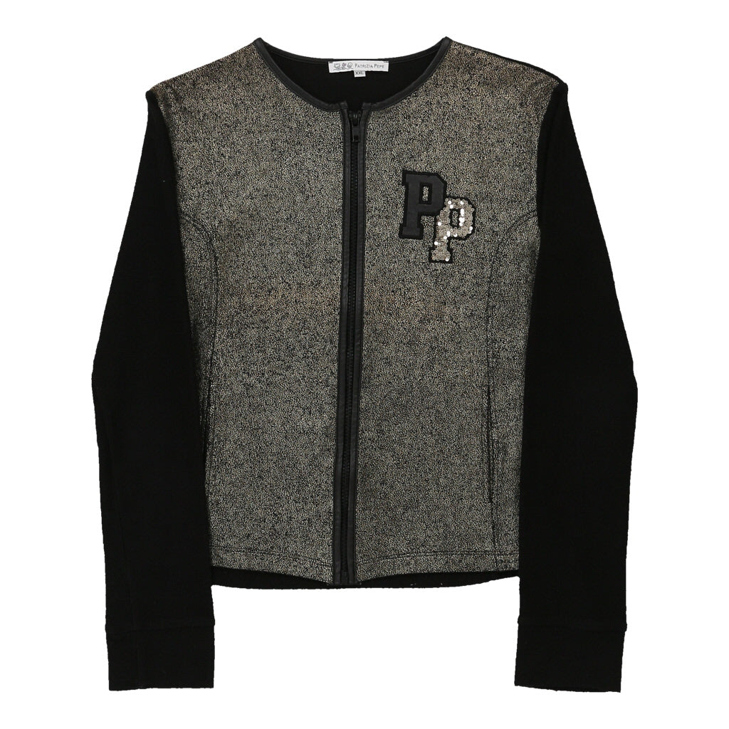 Buy Age 12-14 Patrizia Pepe Zip Up - Large Black Cotton Refurbished - $26.12 Age 12-14 Patrizia Pepe Zip Up - Large Black Cotton Refurbished - Thrifted (note: this is a term often used to describe second- refurbished available on Cerqular